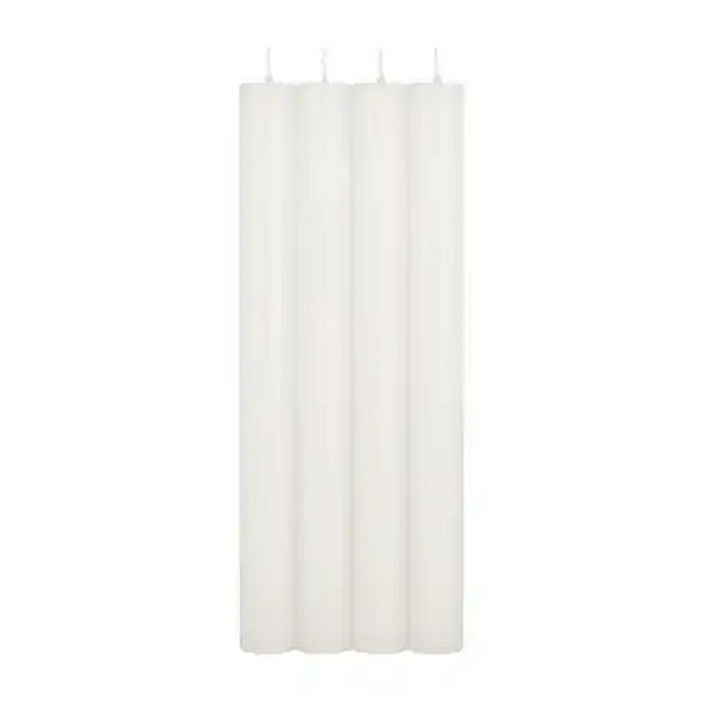 Image of Kapula White Dinner Candles 23cm 4-Pack