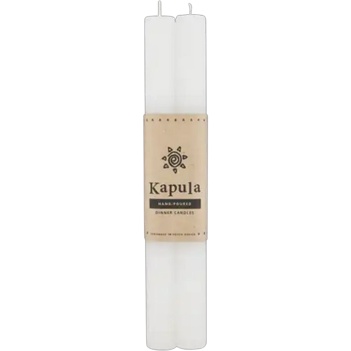 Image of Kapula White Dinner Candles 23cm 4-Pack