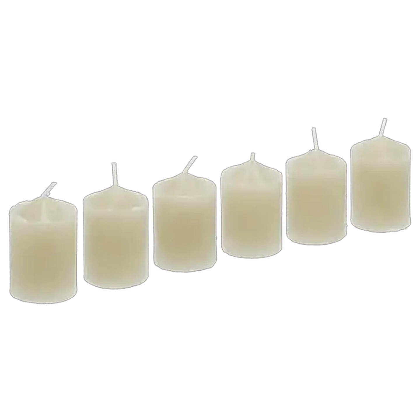 Image of Kapula Frost Votive Sand Candles 6-Pack