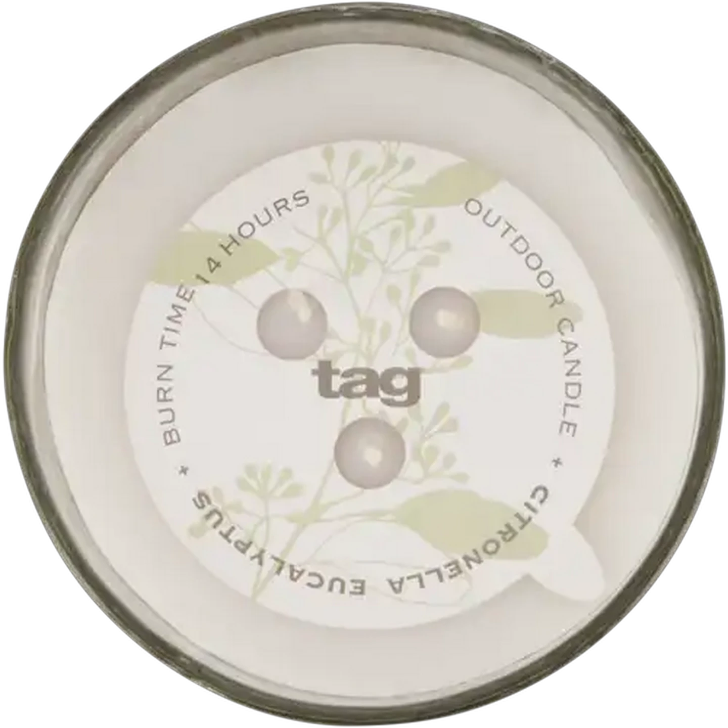 Image of Tag Citronella Eucalyptus Scented Outdoor Candle 285g