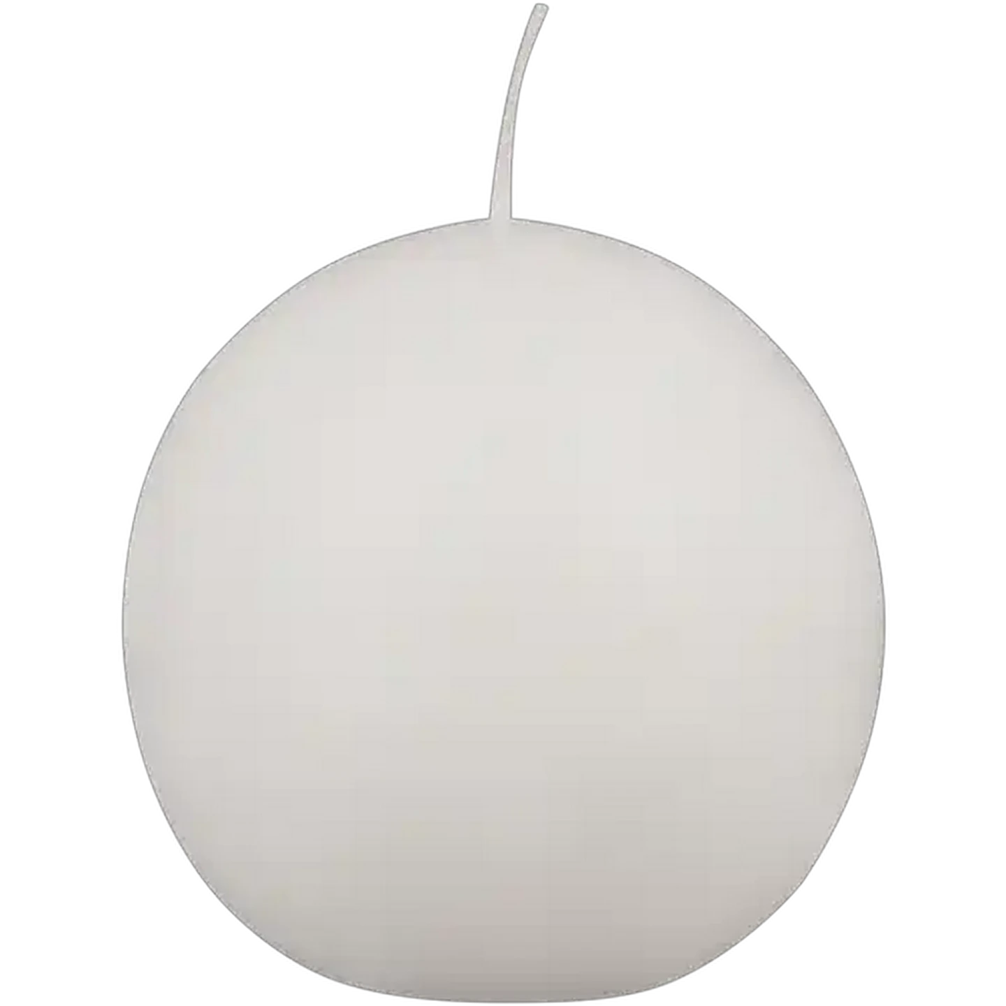Image of Clover Leaf Candles White Ball Candle 8cm