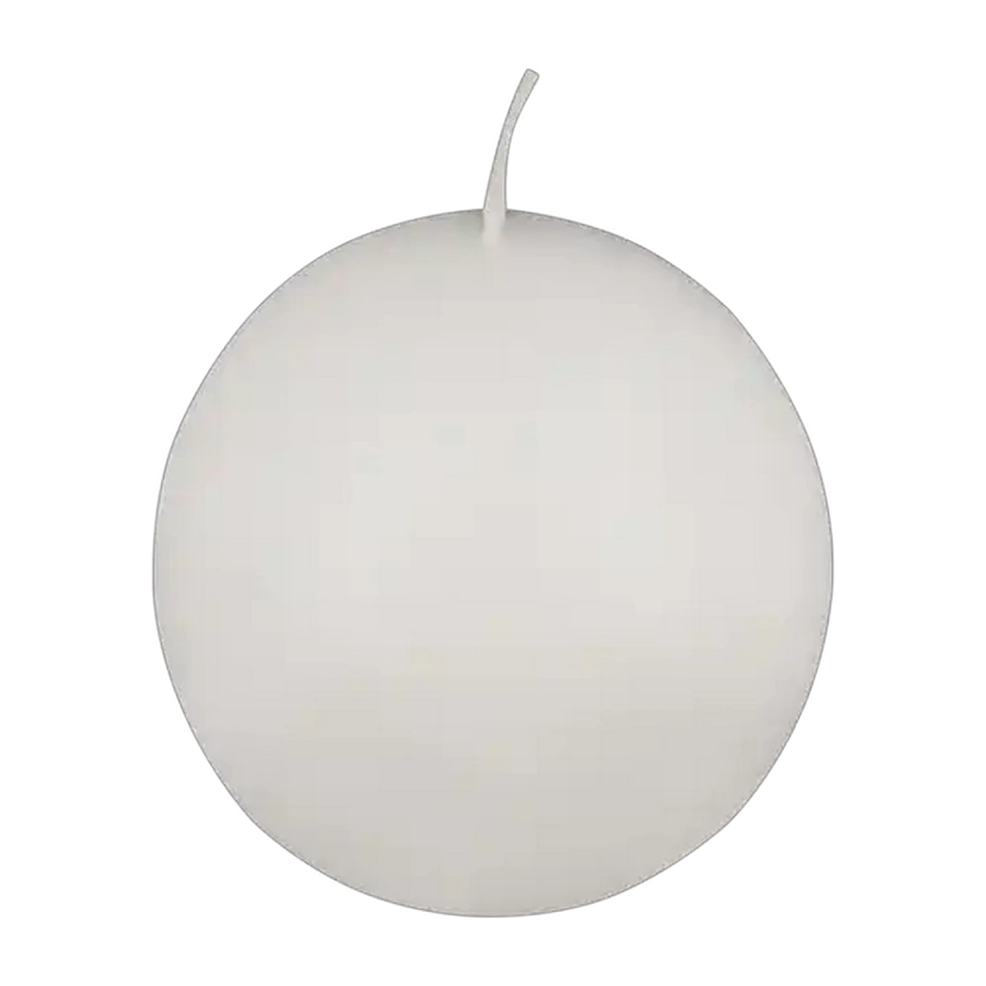Image of Clover Leaf Candles White Ball Candle 8cm