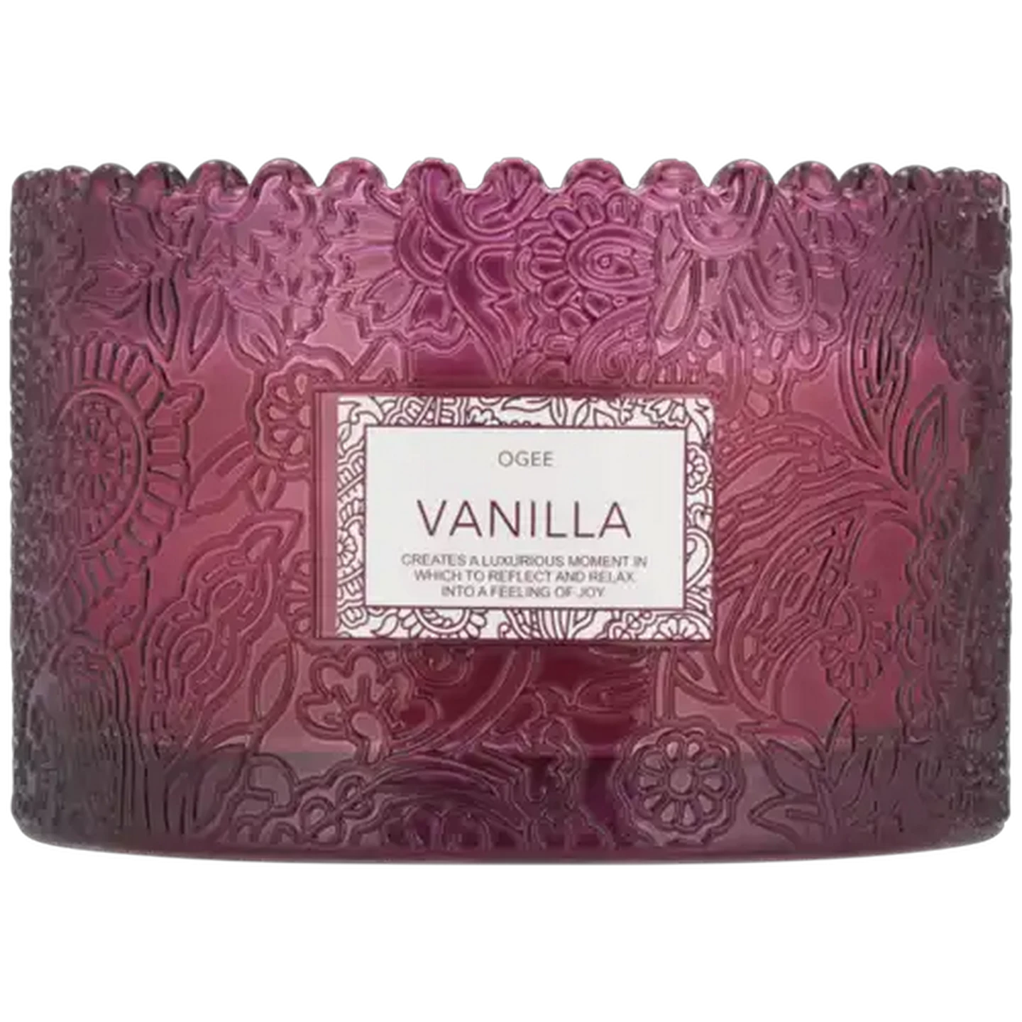 Image of Ogee Vanilla Scented Candle 9x7.8cm