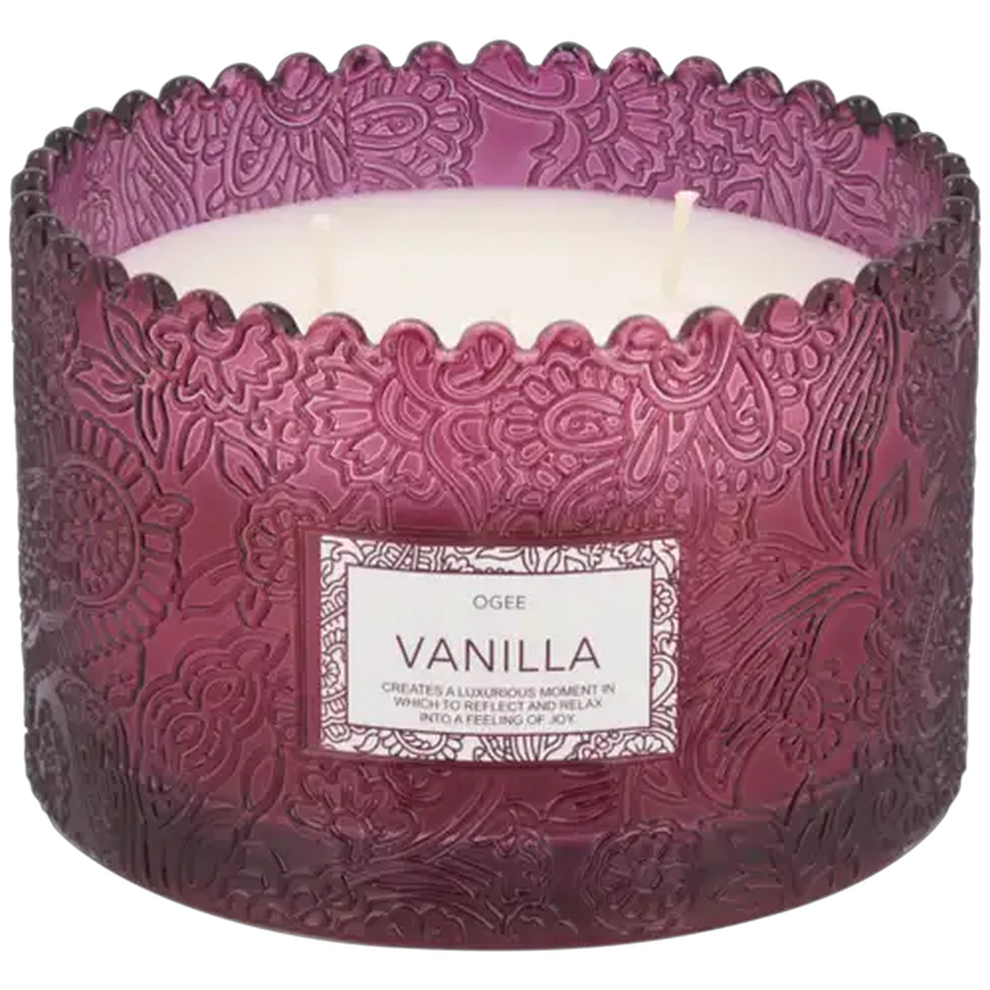 Image of Ogee Vanilla Scented Candle 9x7.8cm
