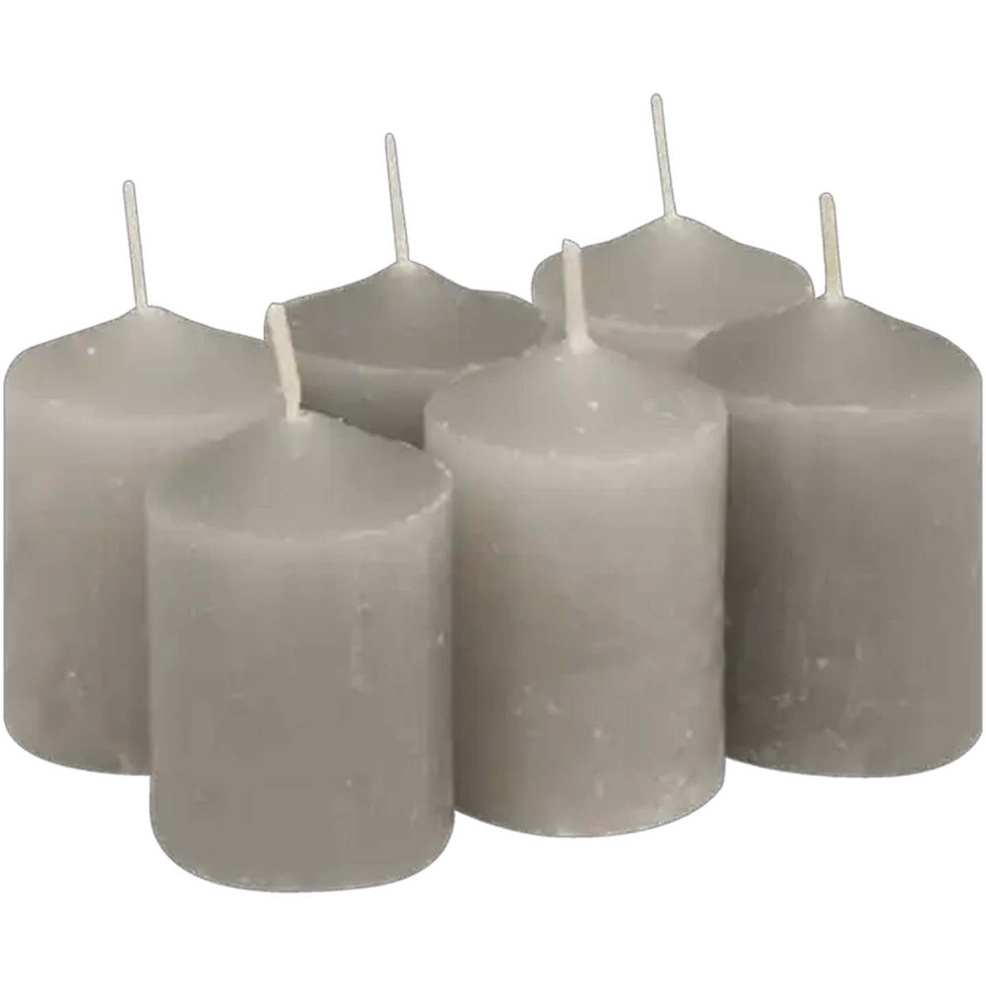 Image of Kapula Frost Charcoal Votive Candles 6-Pack