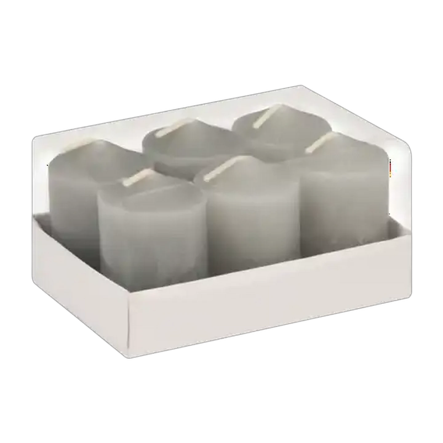 Image of Kapula Frost Charcoal Votive Candles 6-Pack