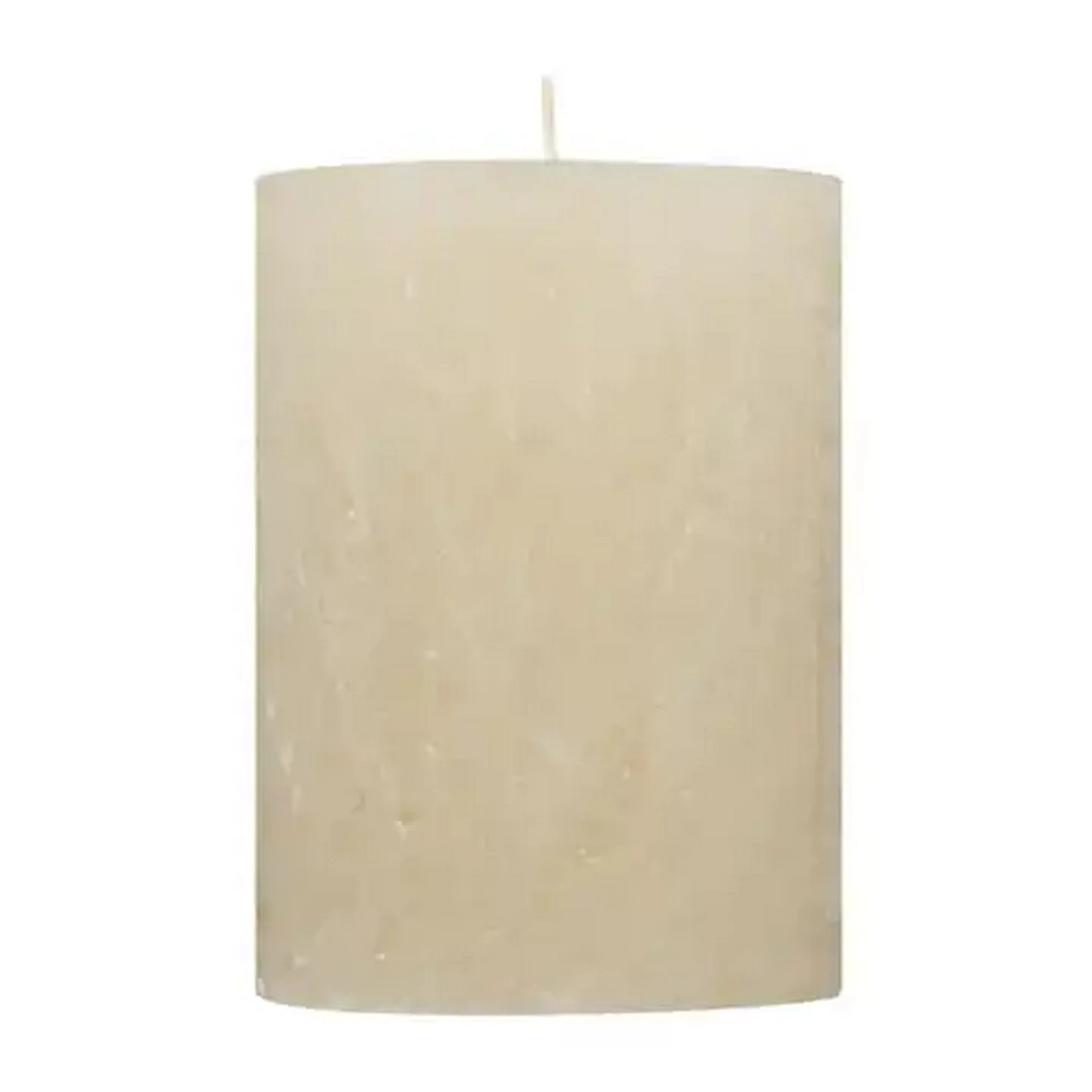 Image of Kapula Sand Frosted Pillar Candle 10cm