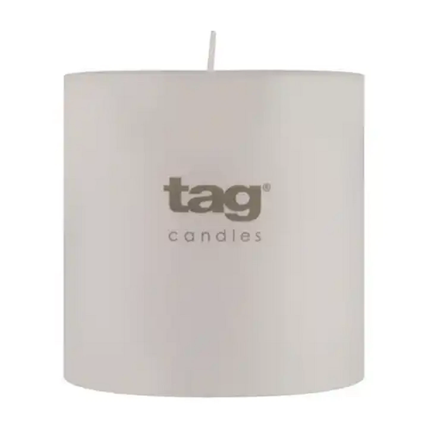 Image of Tag White Chapel Candle 10 x 10cm