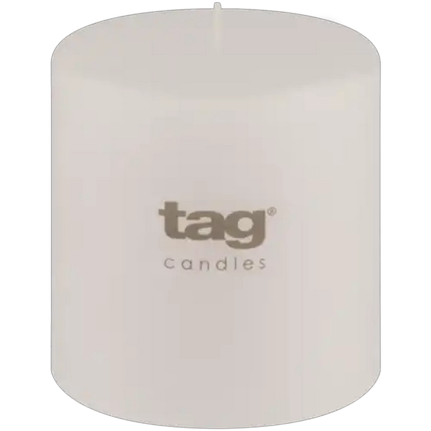 Image of Tag White Chapel Candle 10 x 10cm