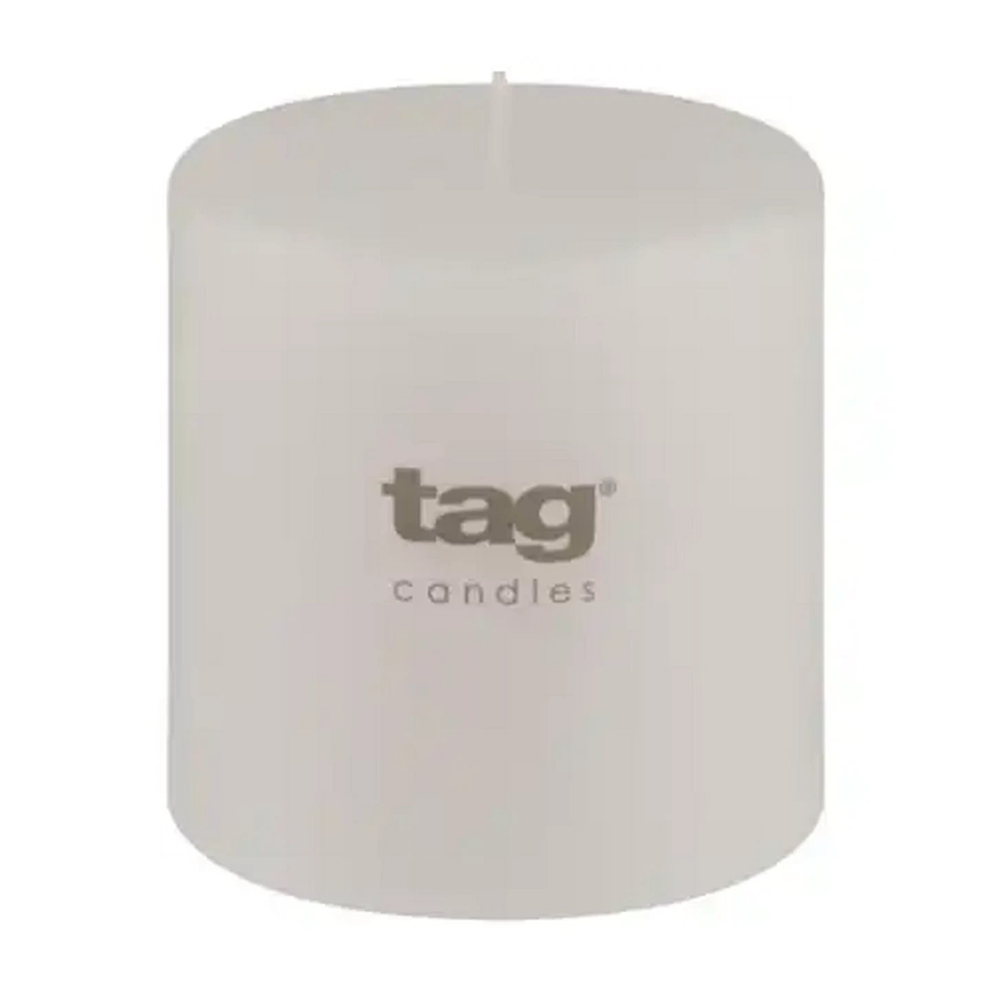 Image of Tag White Chapel Candle 10 x 10cm