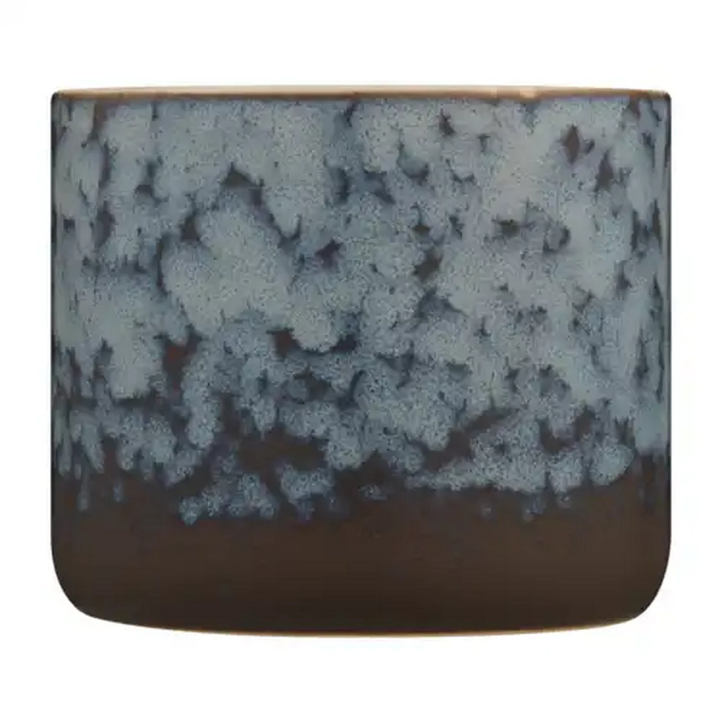Image of Reactive Blue Glazed Scented Ceramic Candle 8.5cm