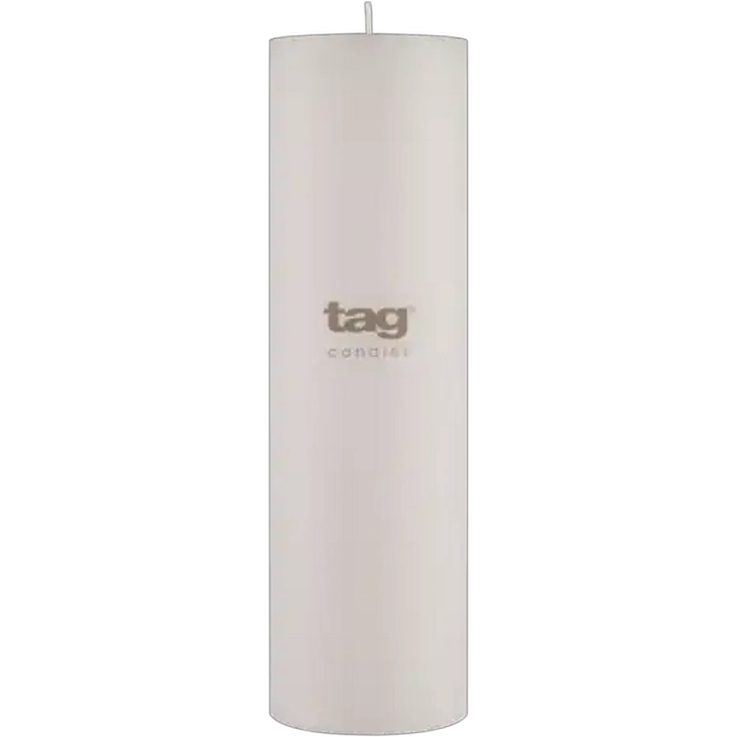 Image of Tag White Chapel Pillar Candle 7 x 25cm