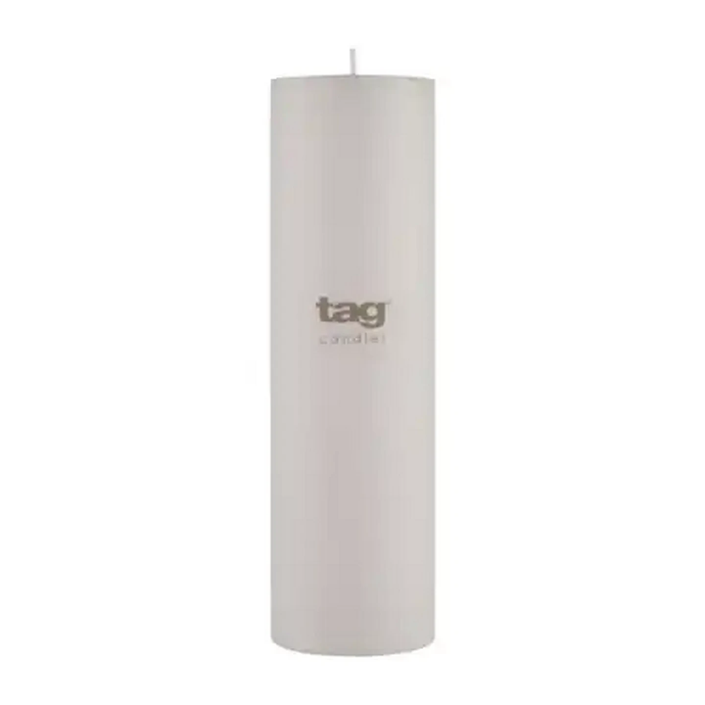 Image of Tag White Chapel Pillar Candle 7 x 25cm
