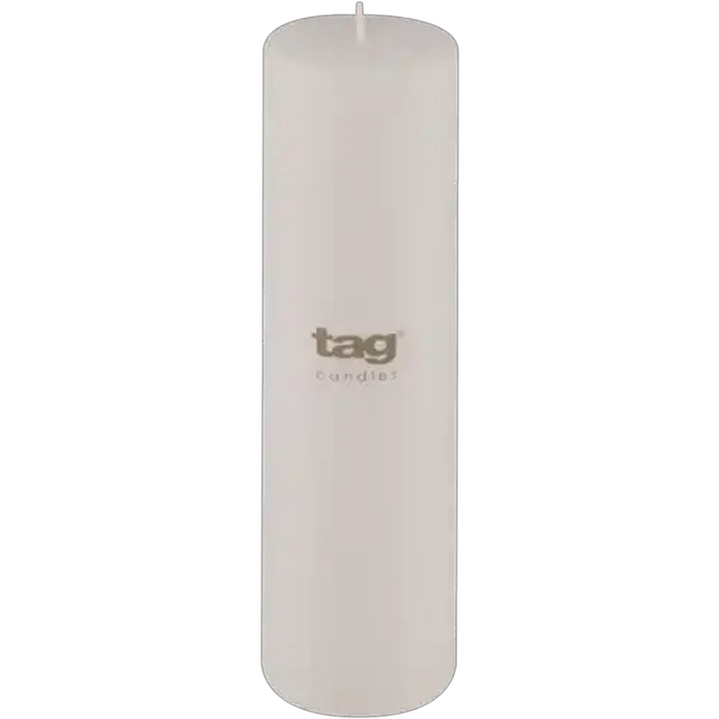 Image of Tag White Chapel Pillar Candle 7 x 25cm