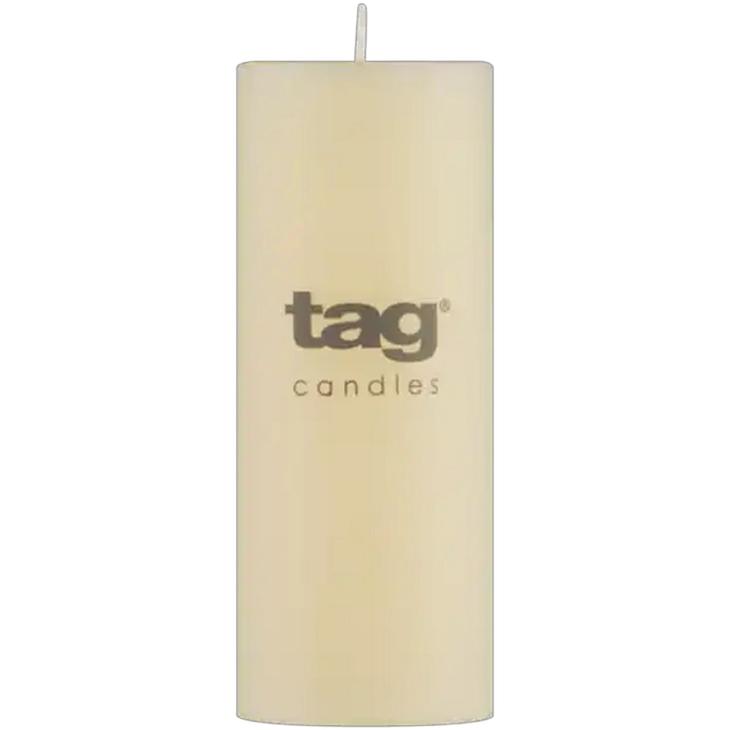 Image of Tag Ivory Chapel Pillar Candle 5 x 12cm