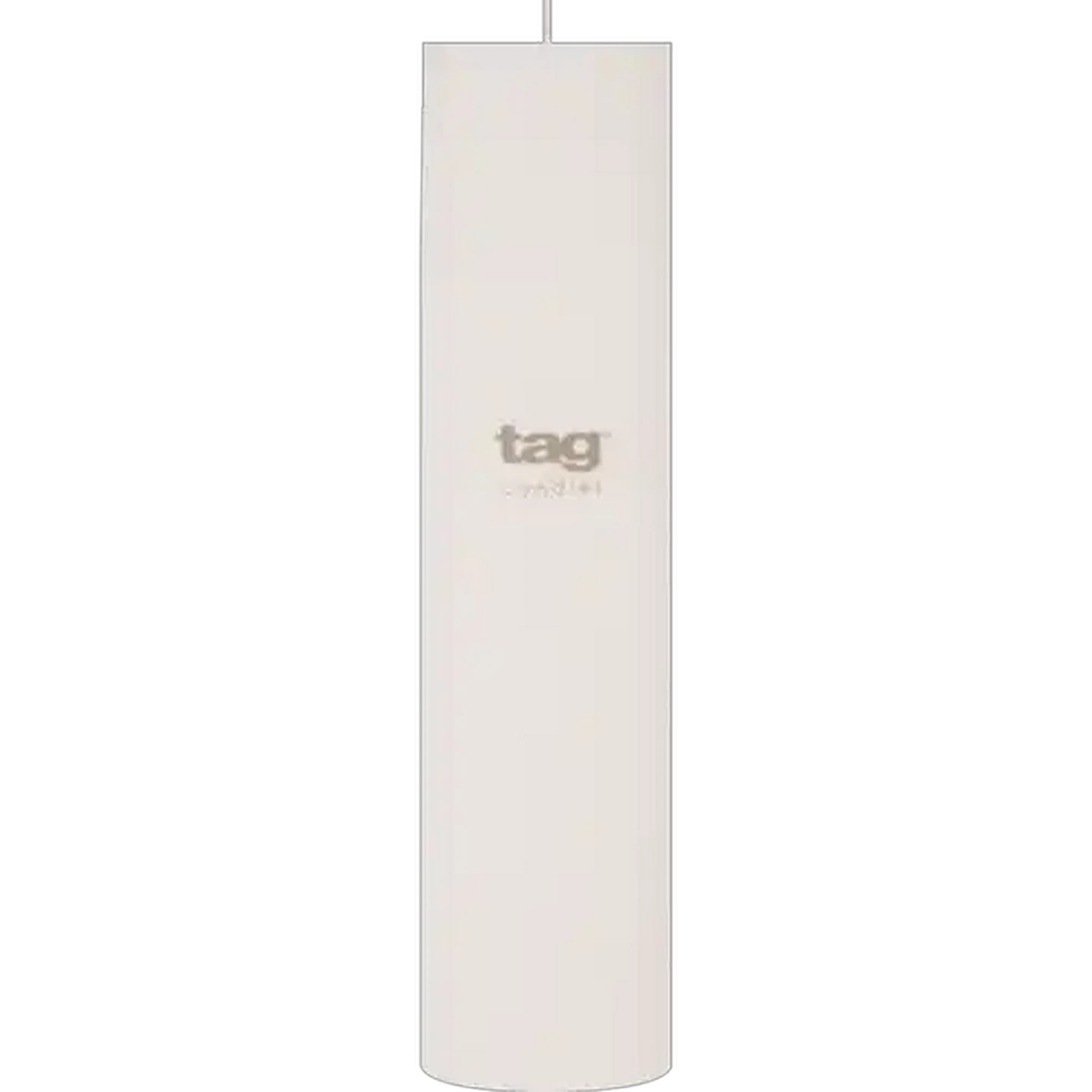 Image of Tag White Chapel Pillar Candle 7 x 30cm