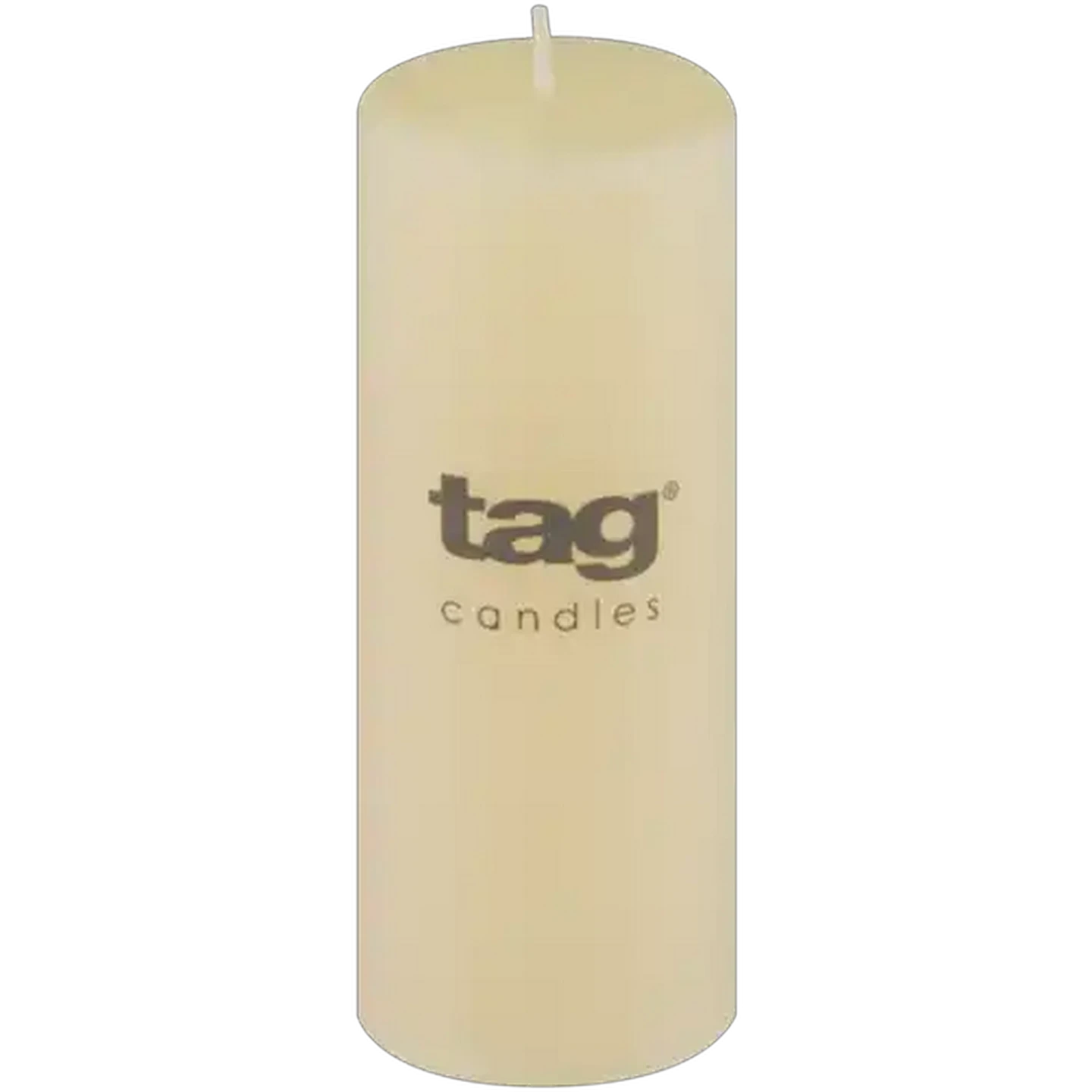 Image of Tag Ivory Chapel Pillar Candle 5 x 12cm