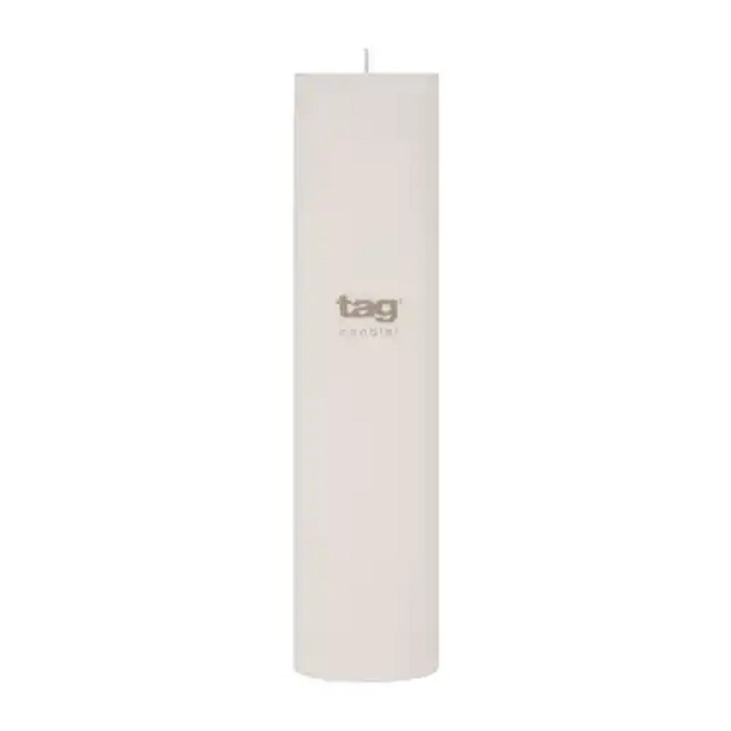 Image of Tag White Chapel Pillar Candle 7 x 30cm