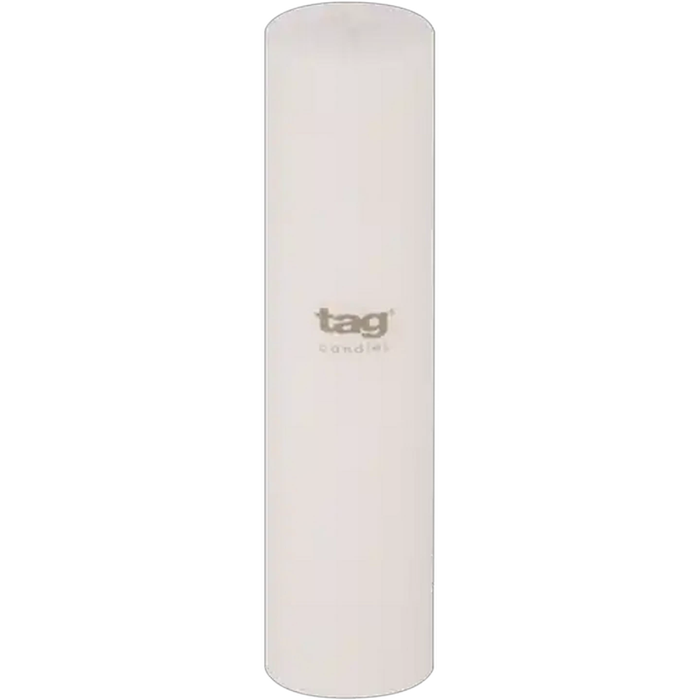 Image of Tag White Chapel Pillar Candle 7 x 30cm