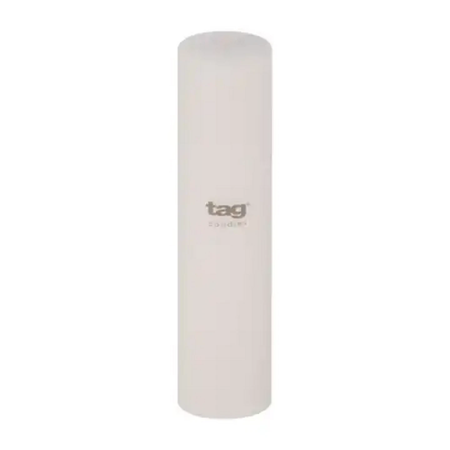 Image of Tag White Chapel Pillar Candle 7 x 30cm