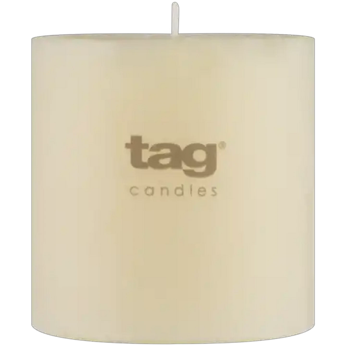 Image of Tag Ivory Chapel Pillar Candle 7 x 15cm