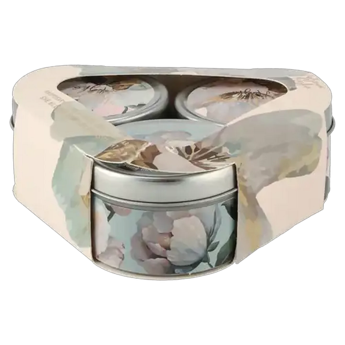 Image of Majika Pink Candle Tin 3 Piece 6 x 4cm