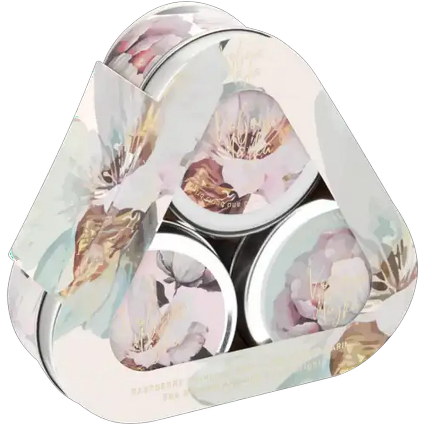 Image of Majika Pink Candle Tin 3 Piece 6 x 4cm