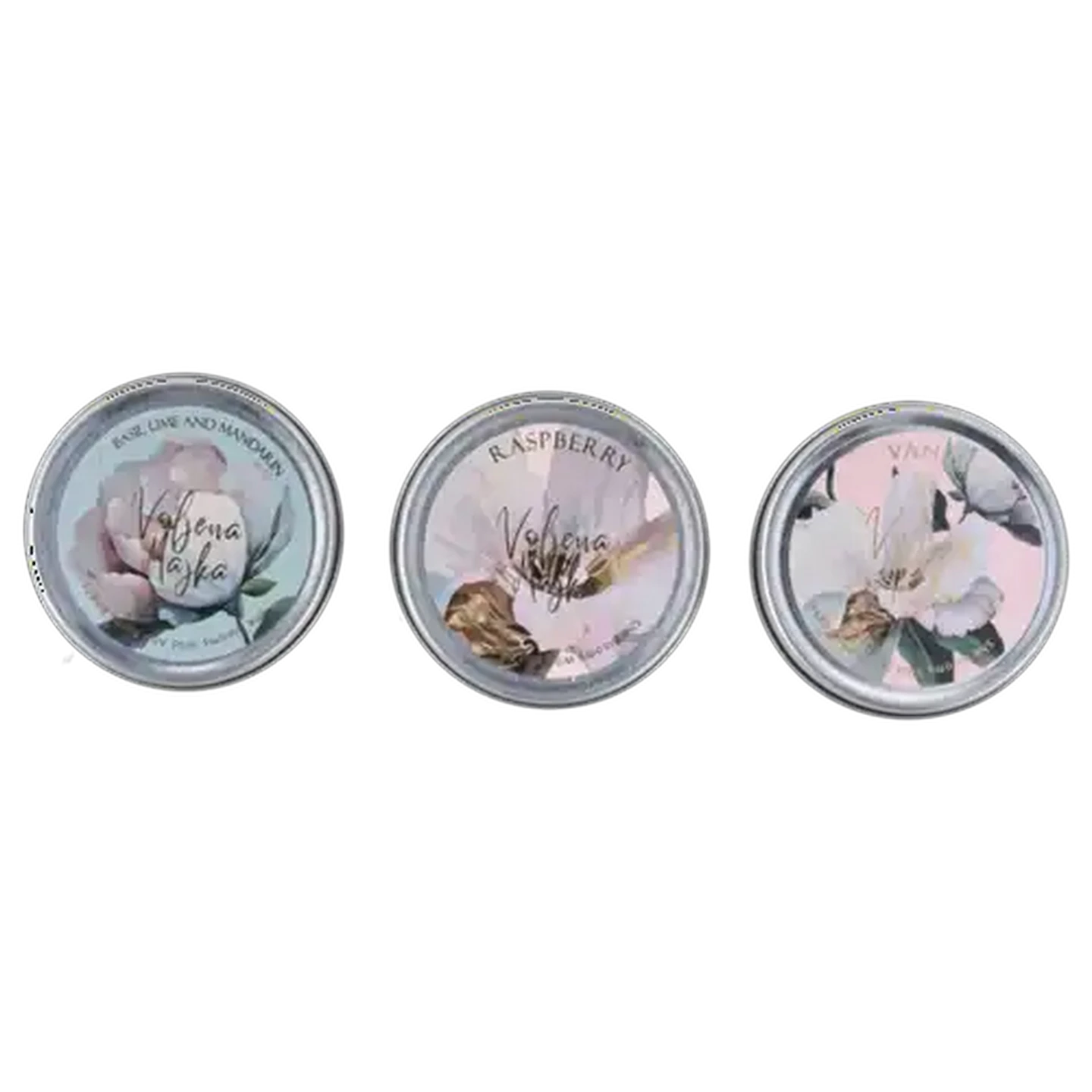 Image of Majika Pink Candle Tin 3 Piece 6 x 4cm