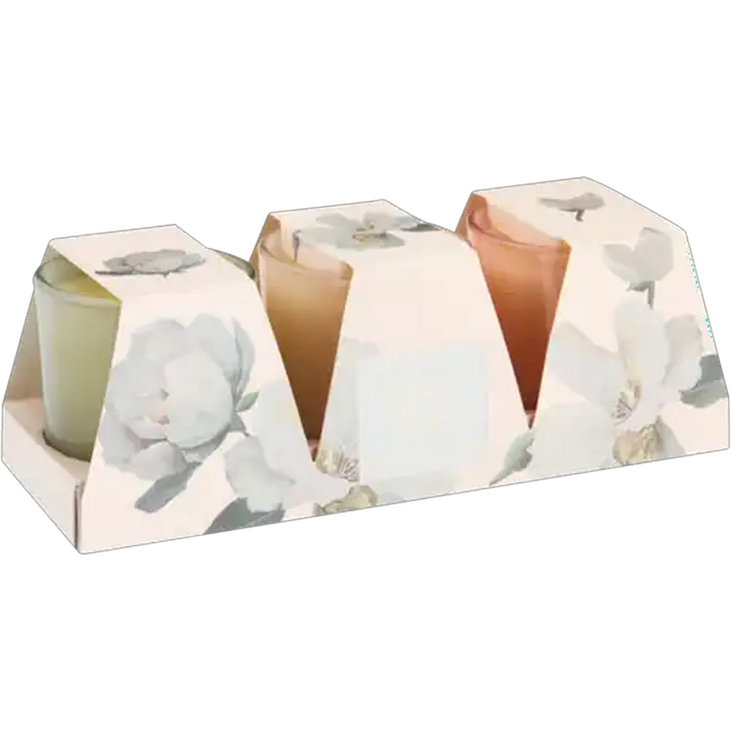 Image of Majika Pink Candle Set 3 Piece 8 x 8cm