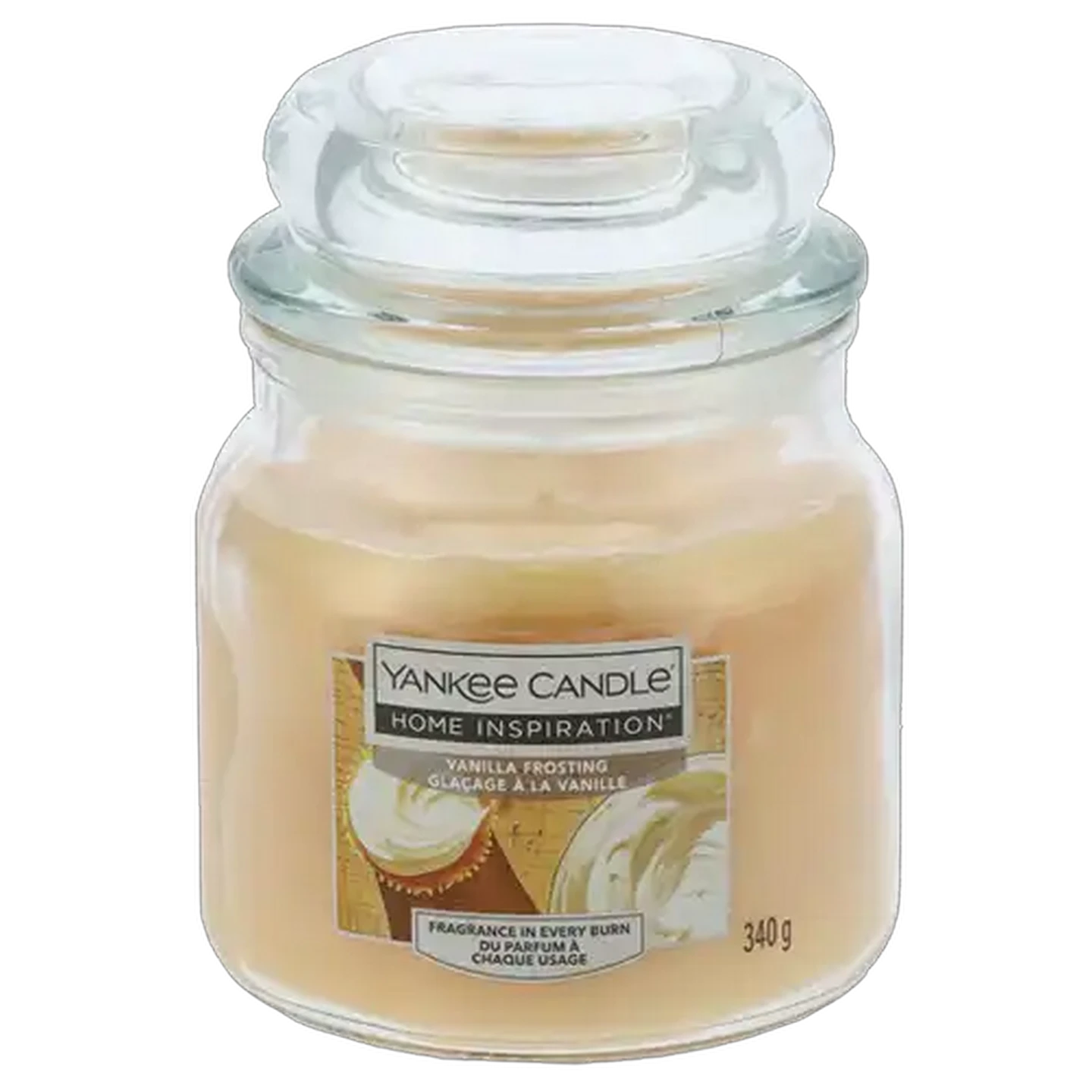 Image of Yankee Candle Vanilla Frosting Medium Candle Jar