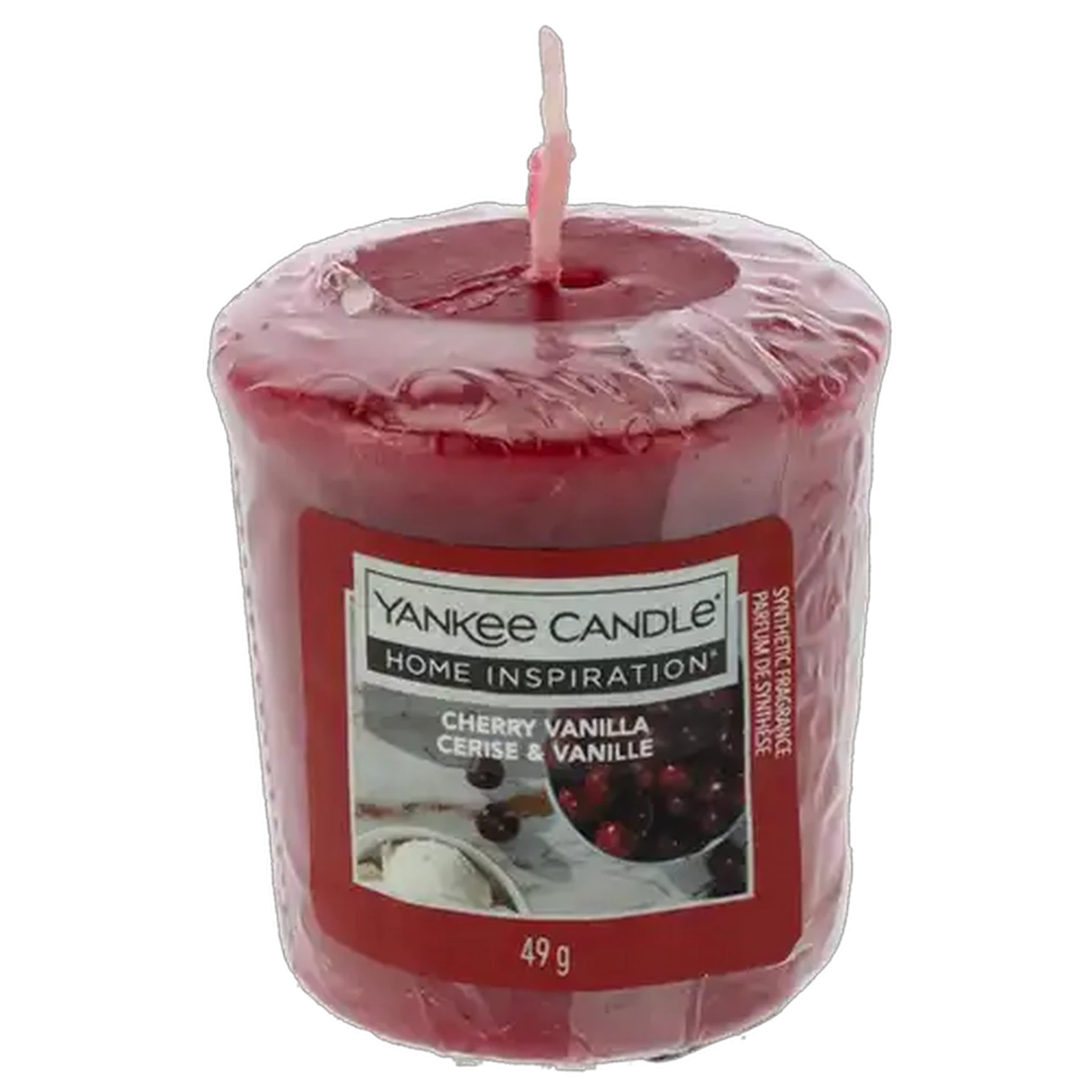 Image of Yankee Candle Cherry Vanilla Votive Candle