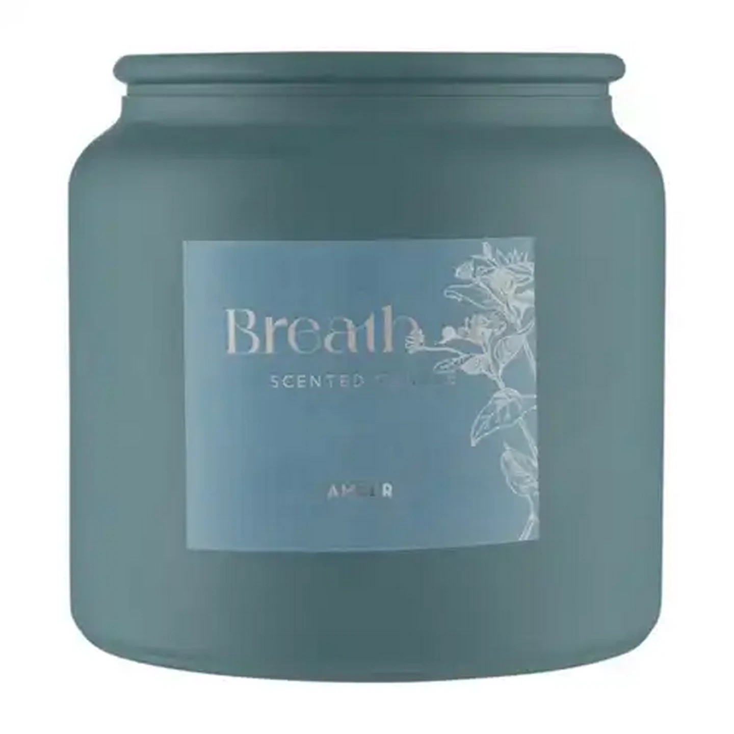 Image of Breath-e Amber Scented Jar Candle 10 x 8.5cm