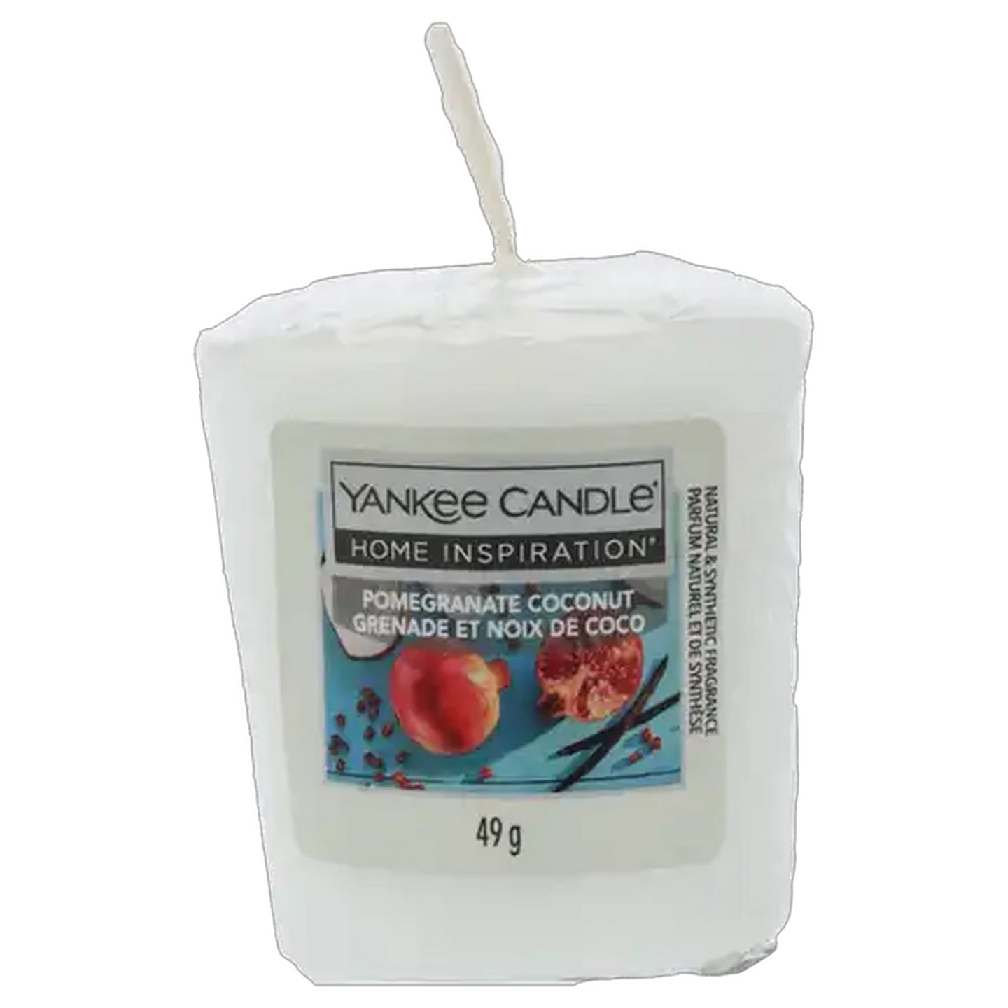 Image of Yankee Candle Votive Pomegranate Coconut Candle