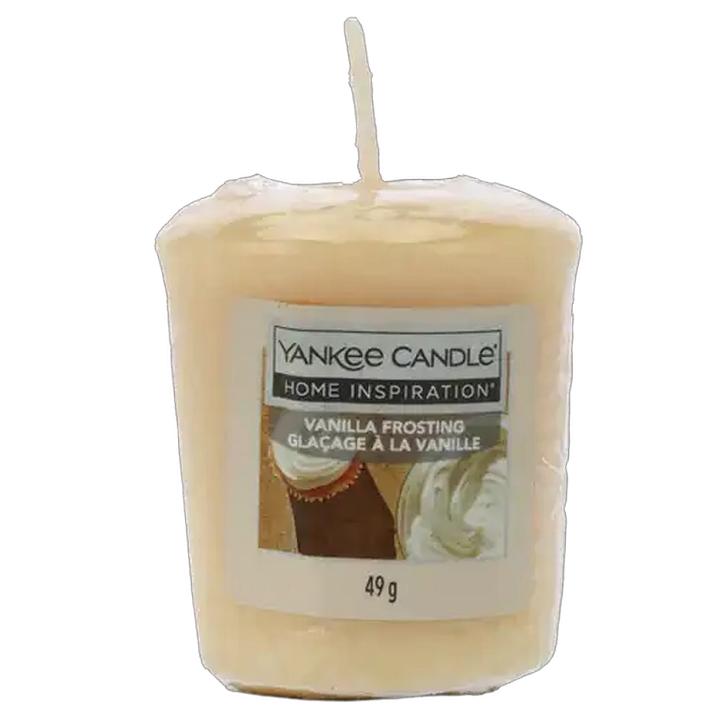 Image of Yankee Candle Votive Vanilla Frosting Candle