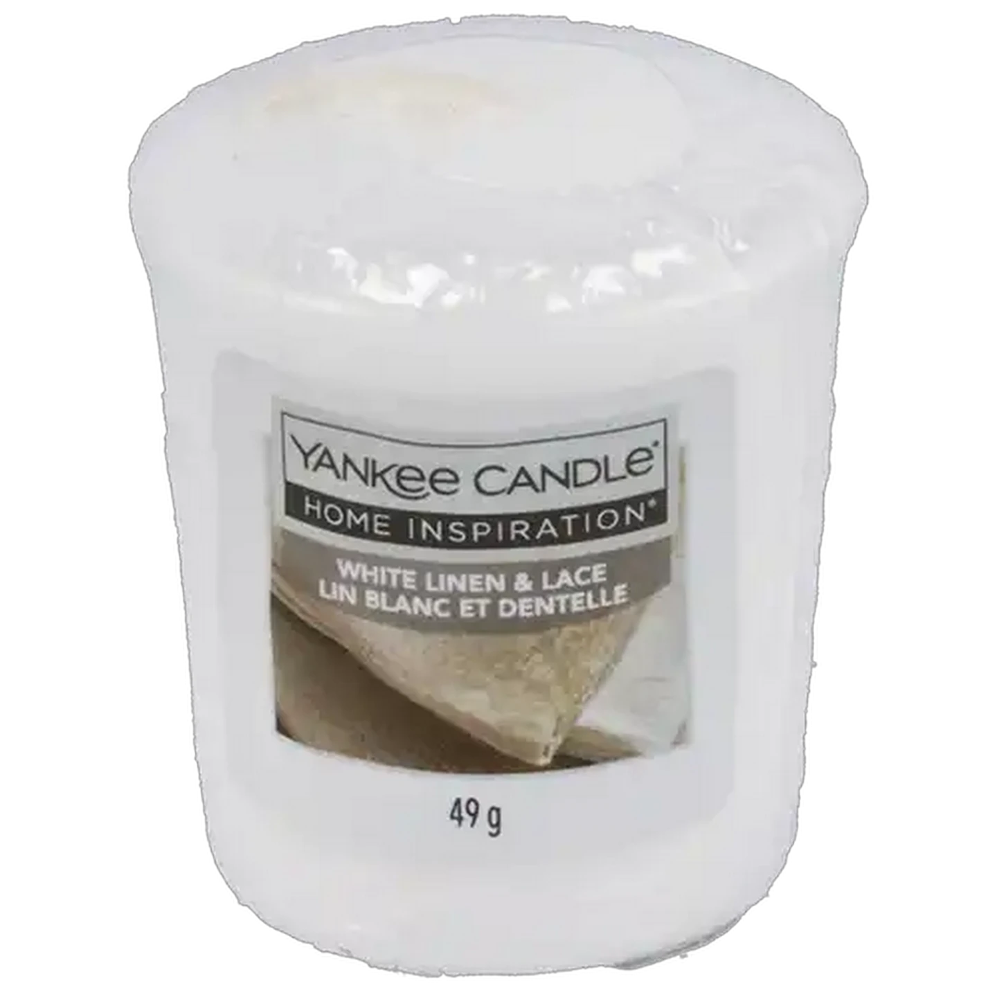 Image of Yankee Candle Votive White Linen Lace