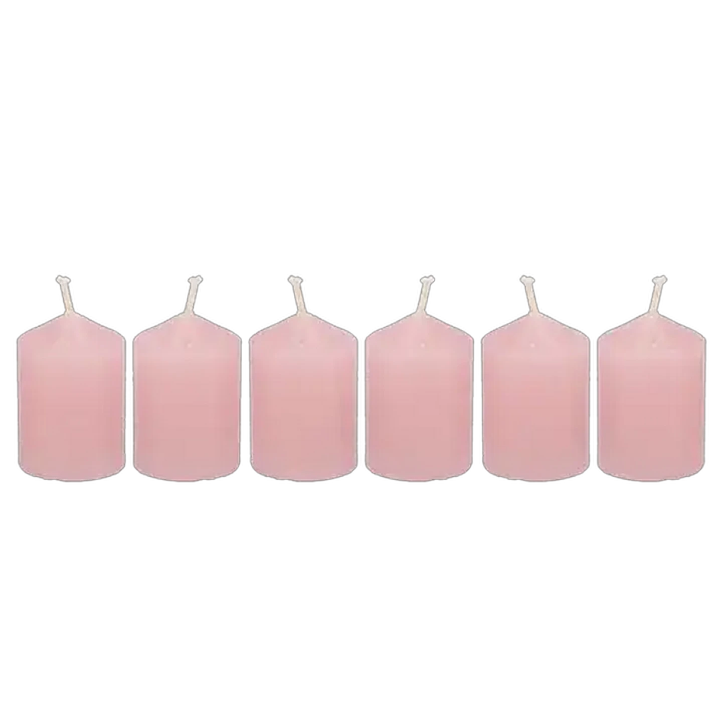 Image of Kapula Pink Frost Hand Poured Votive Candle 6-Pack