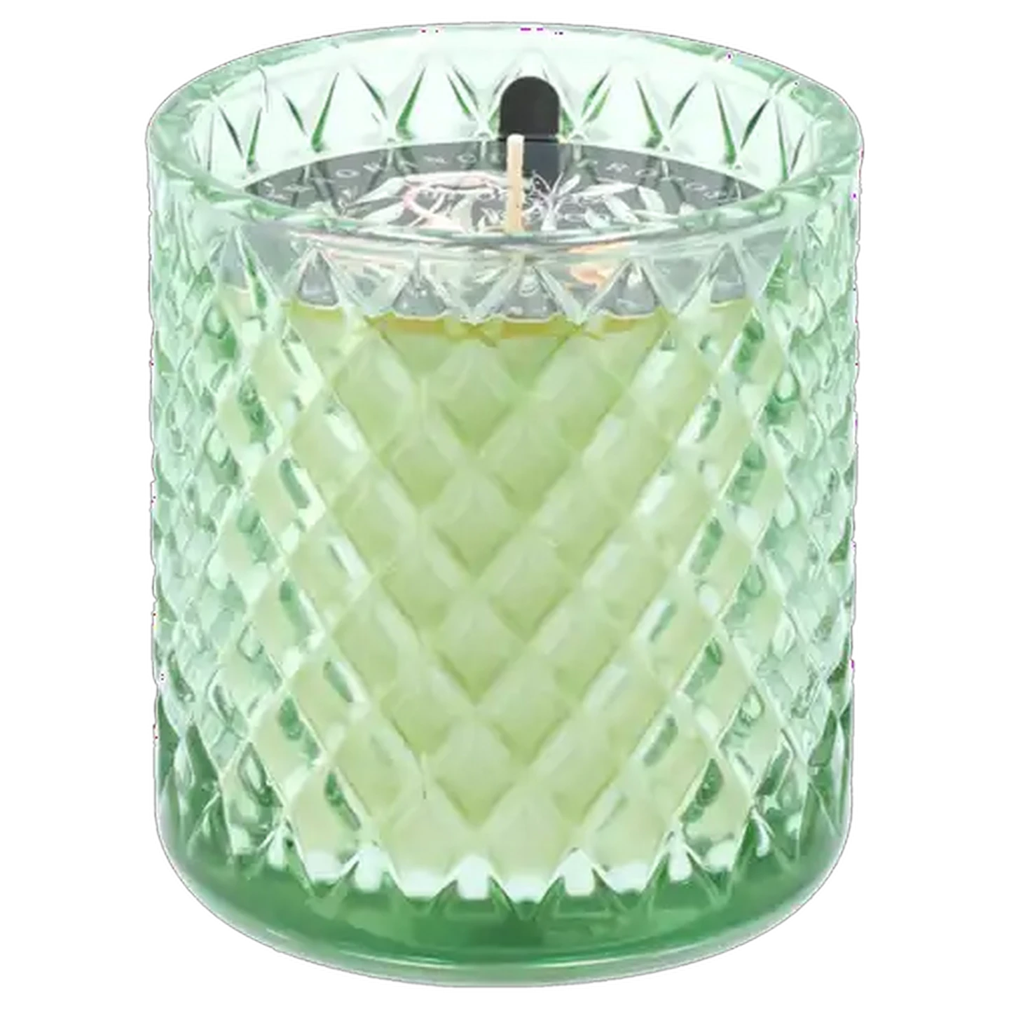 Image of Lemongrass & Verbena Scented Prism Candle 8x9cm