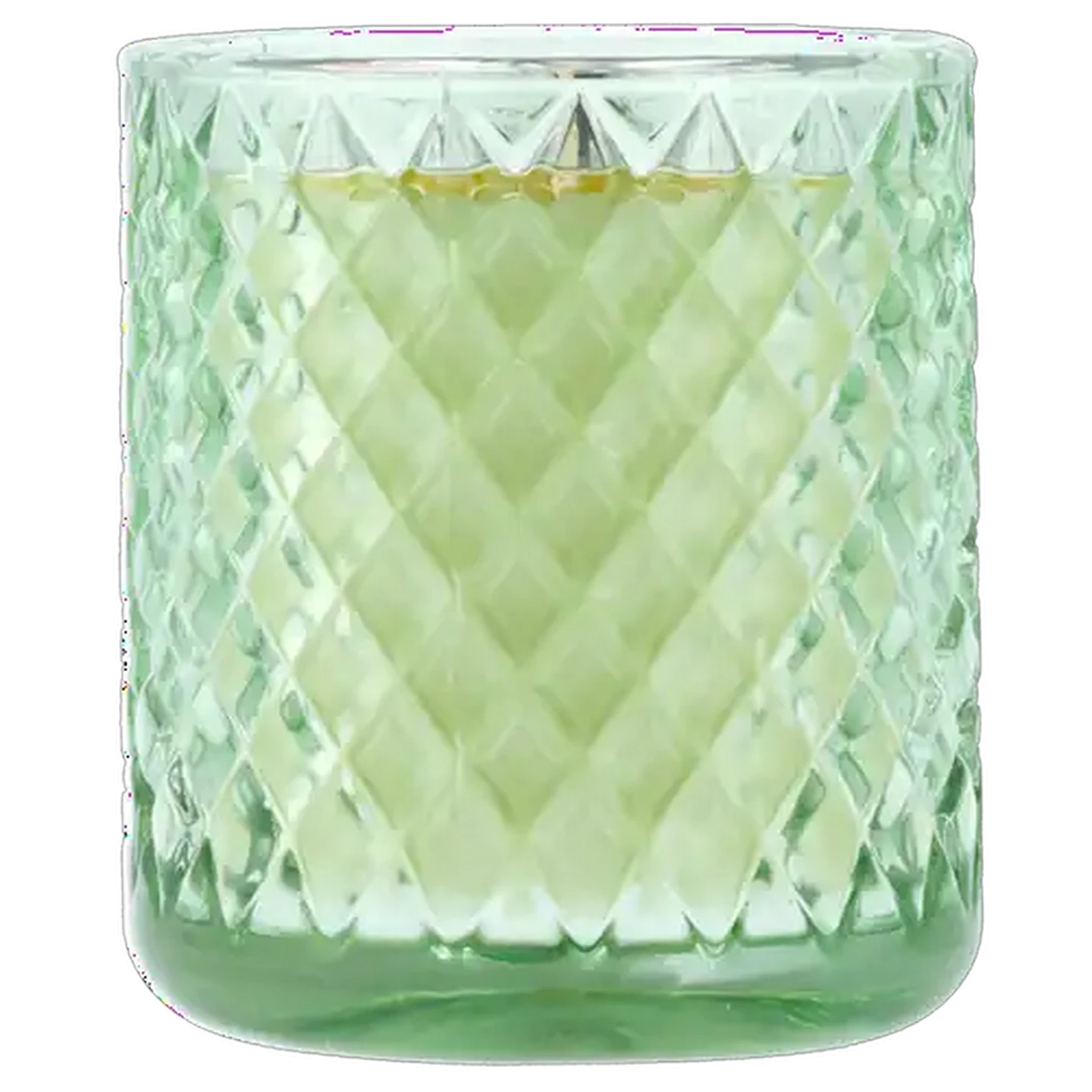 Image of Lemongrass & Verbena Scented Prism Candle 8x9cm