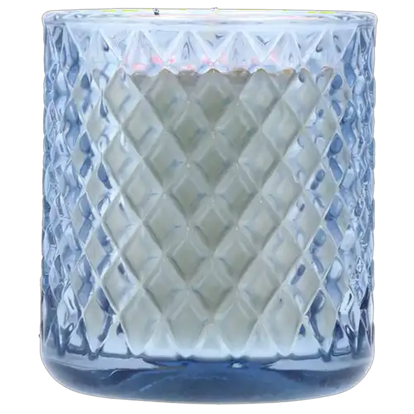 Image of Amber Vanilla Scented Prism Candle 8x9cm