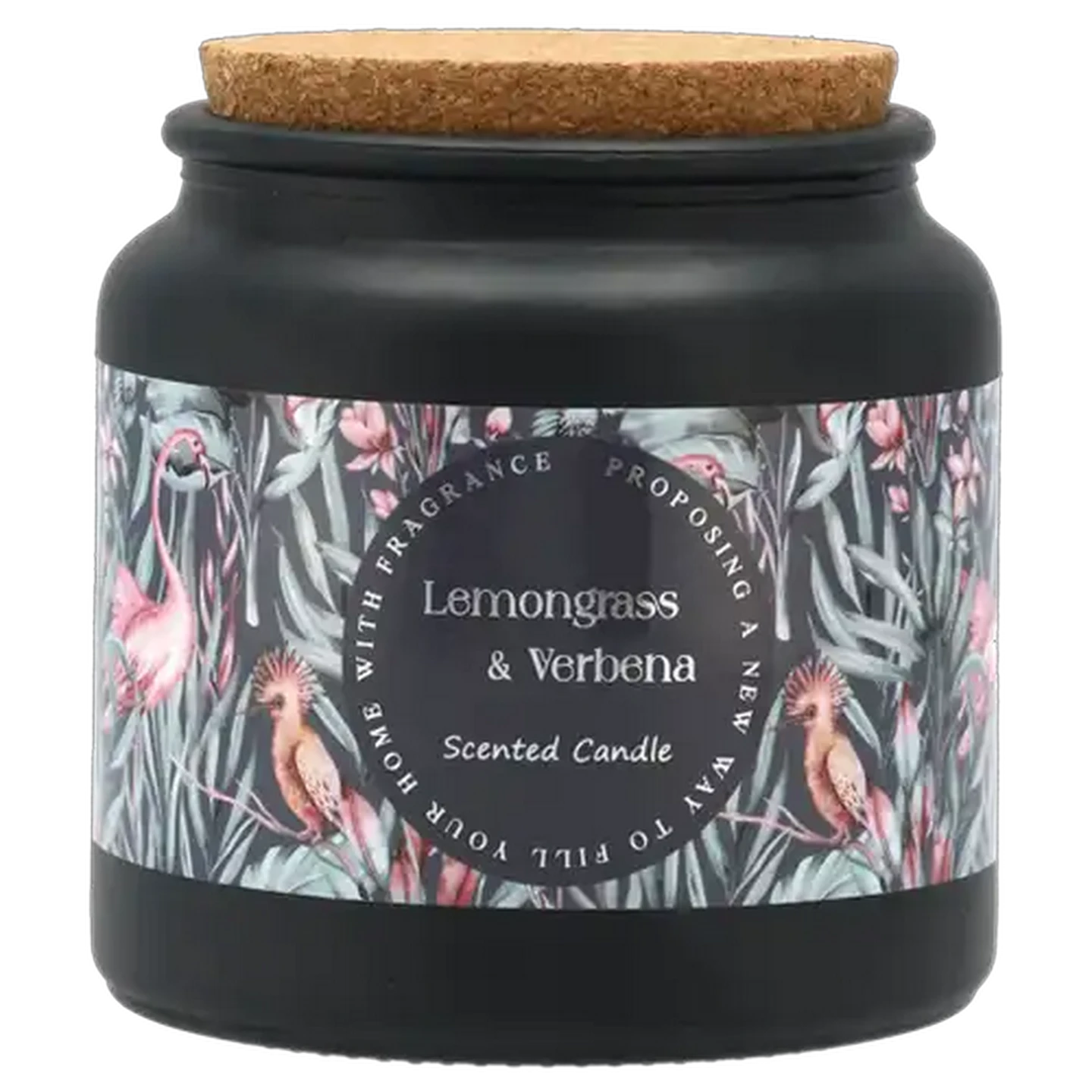 Image of Lemongrass & Verbena Jar Scented Candle 10x10cm