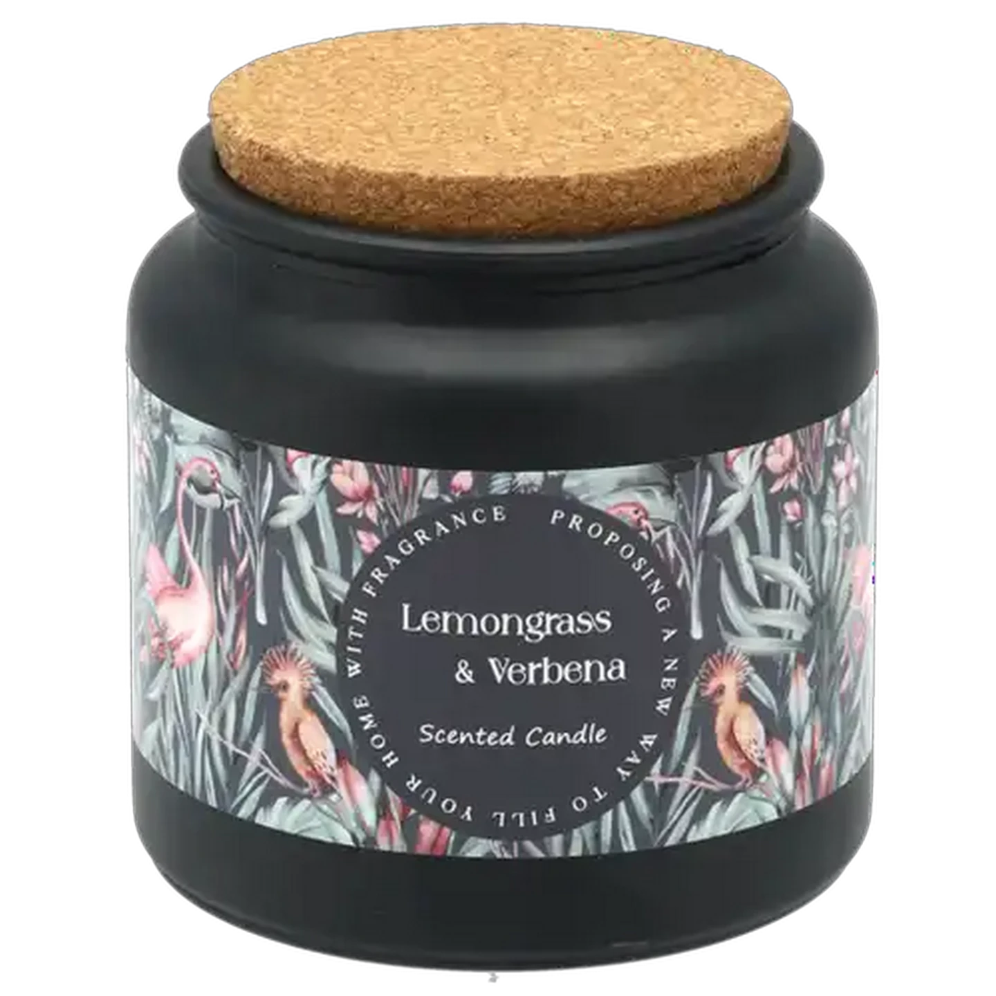 Image of Lemongrass & Verbena Jar Scented Candle 10x10cm