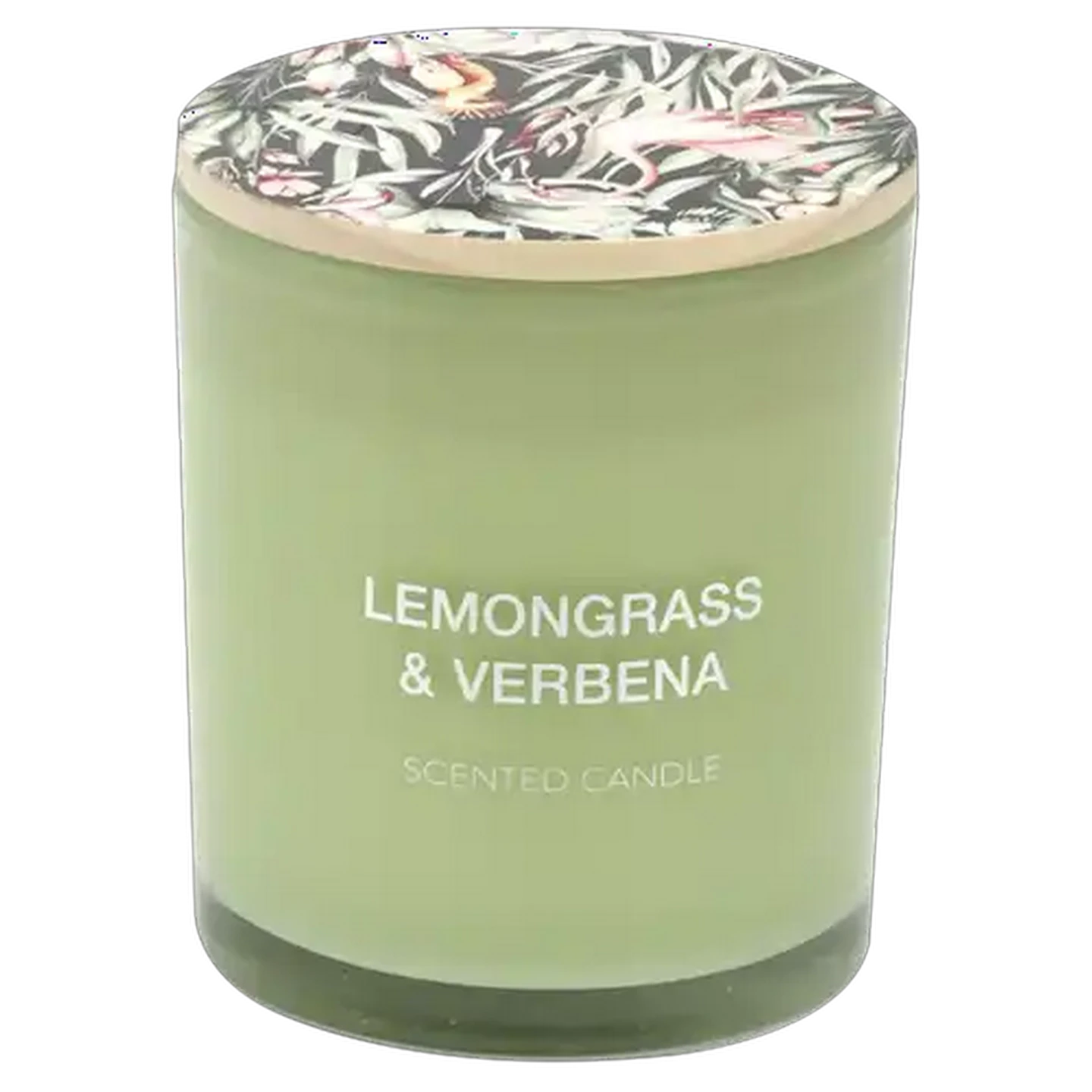 Image of Lemongrass & Verbena Wood Lid Candle 8x9cm