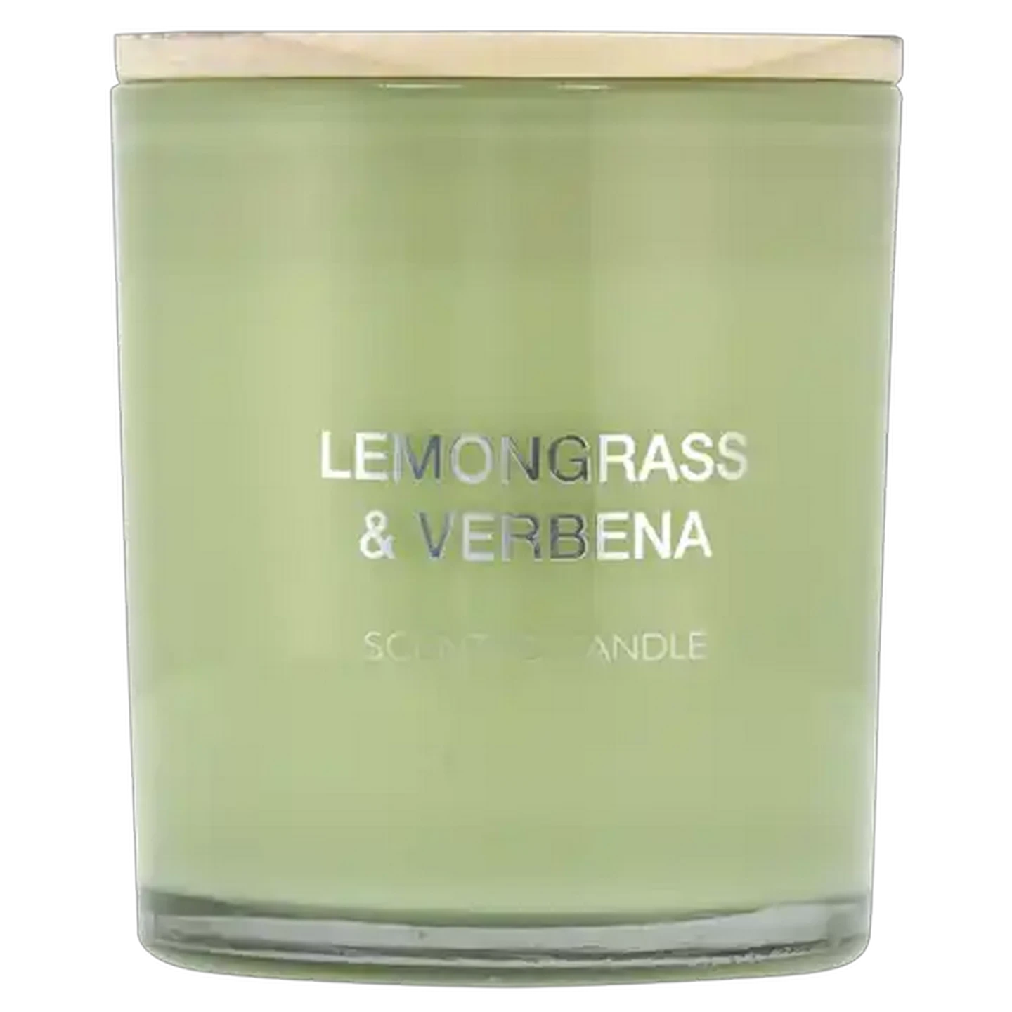 Image of Lemongrass & Verbena Wood Lid Candle 8x9cm