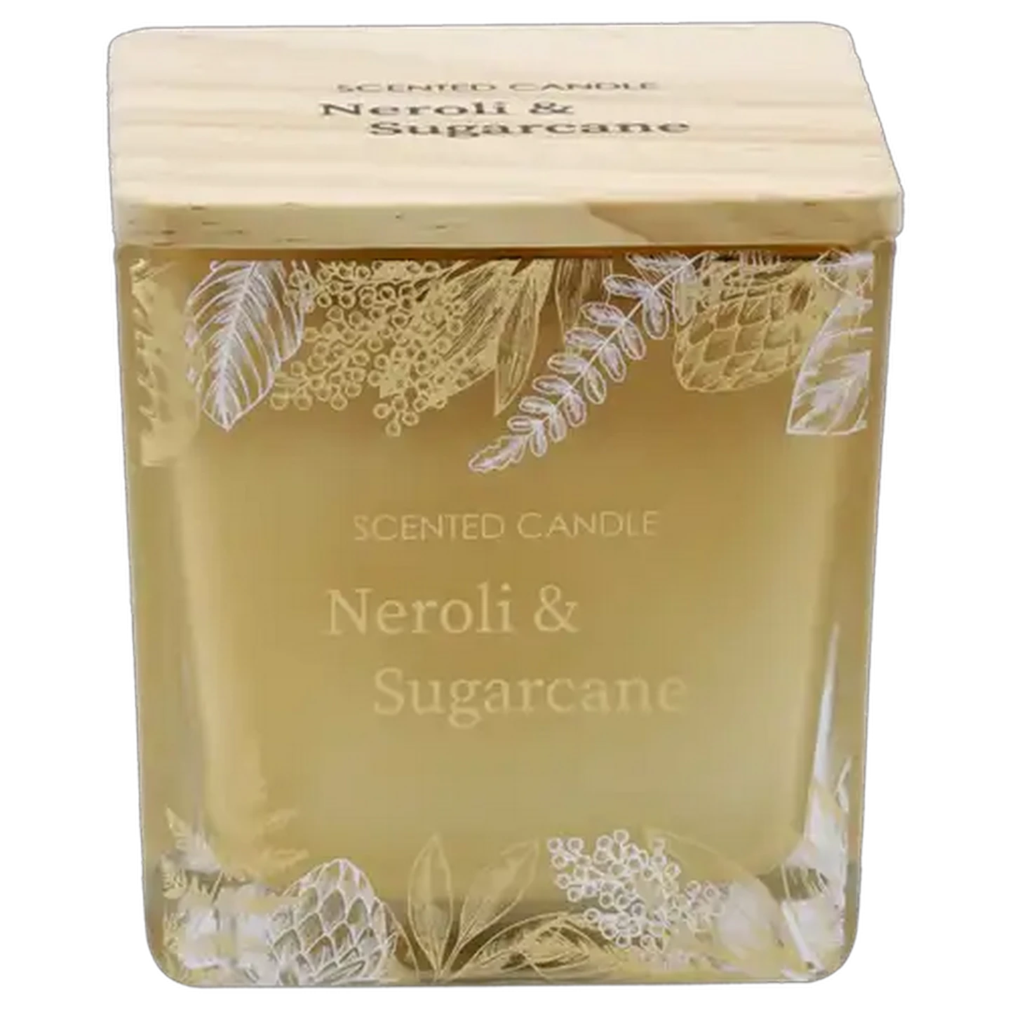 Image of Neroli & Sugarcane Gold Square Candle 8cm