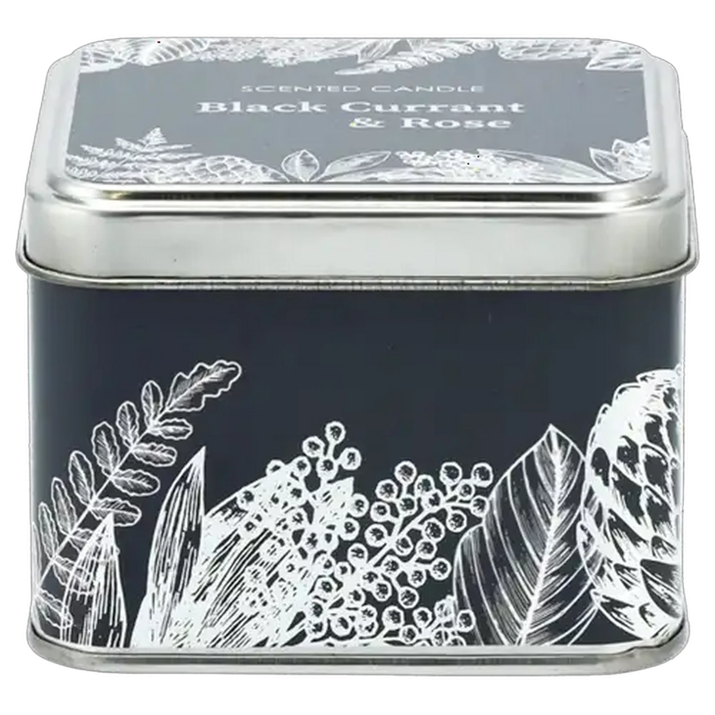 Image of Black Current & Rose Tin Candle 8x6cm