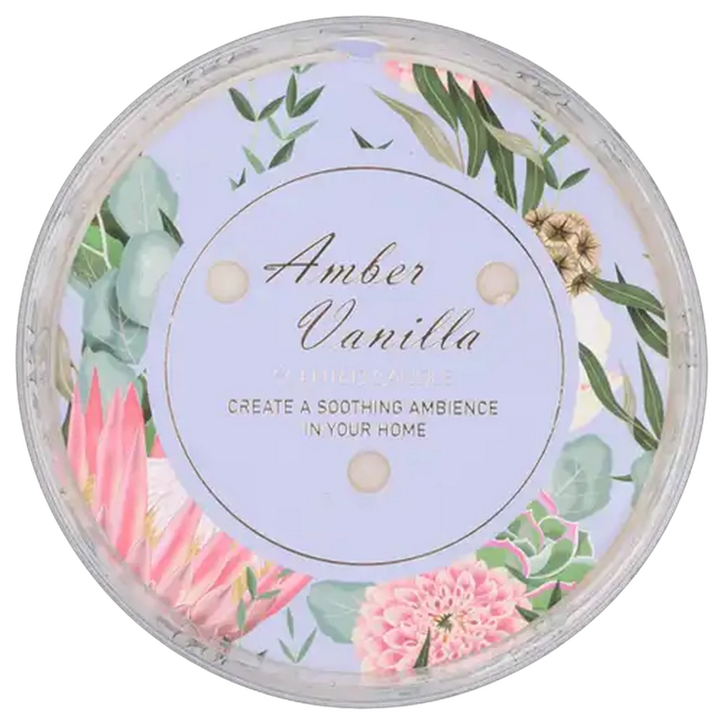 Image of Amber Vanilla Scented Candle 16x7cm