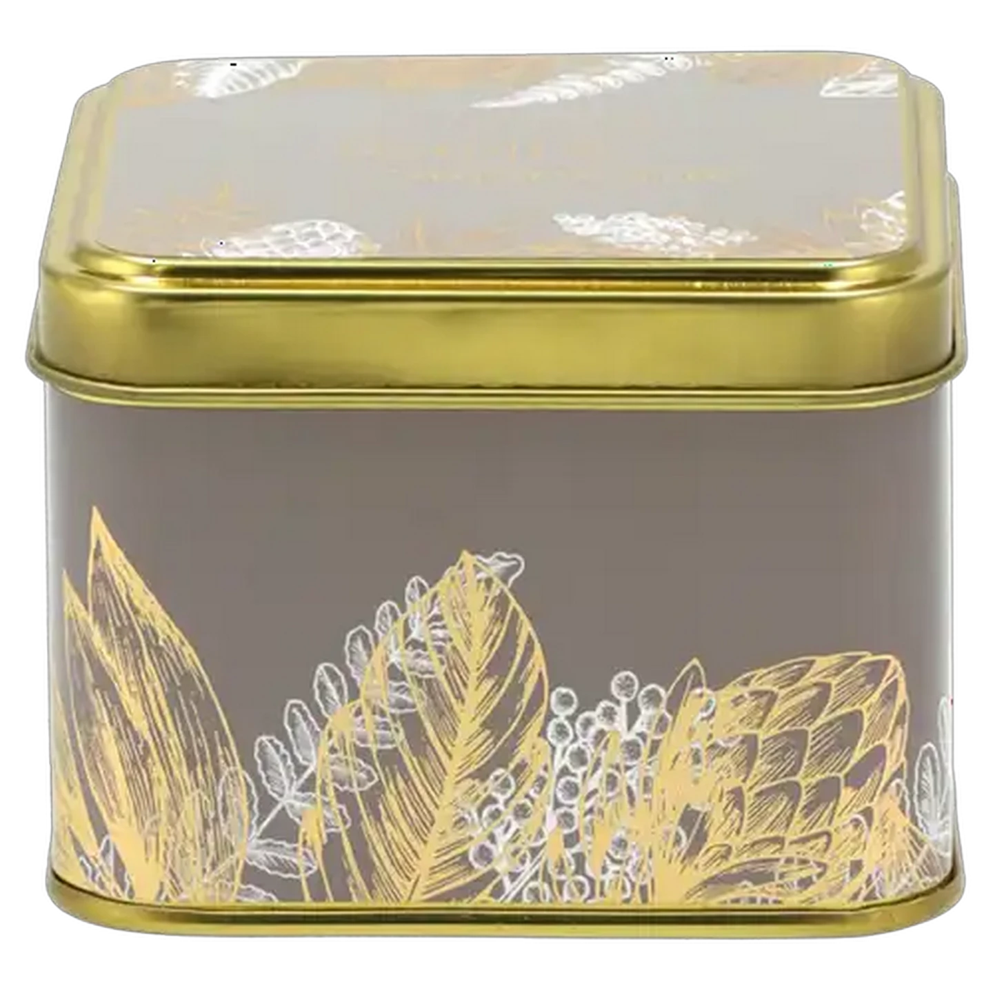 Image of Golden Floral Neroli & Sugarcane Scented Tin Candle 8x6cm