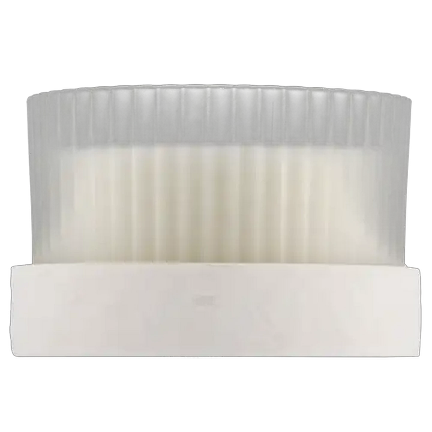 Image of A Sea Of Flower Glass Candle with Ceramic Base 12 x 8cm