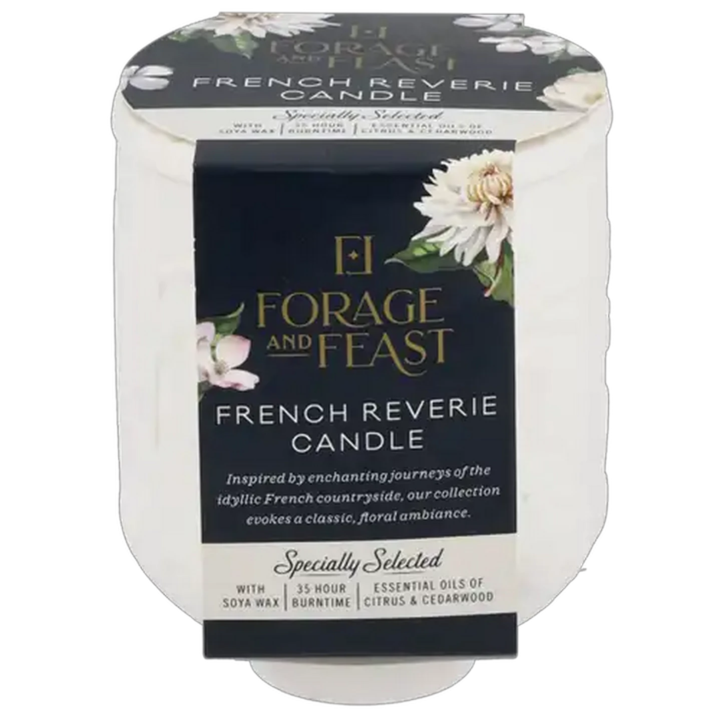 Image of Forage And Feast Ceramic French Reverie Candle 8 x 9cm