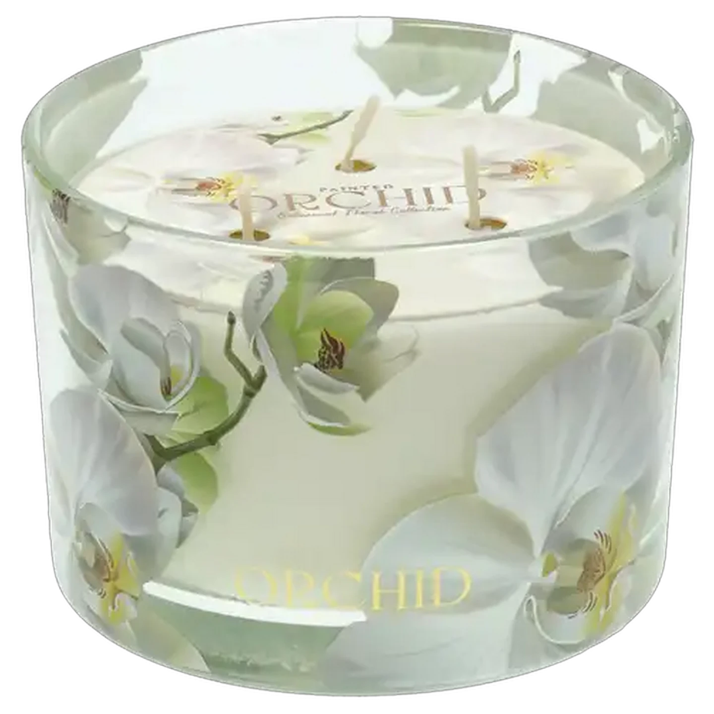 Image of Orchid Glass Candle 11 x 8cm